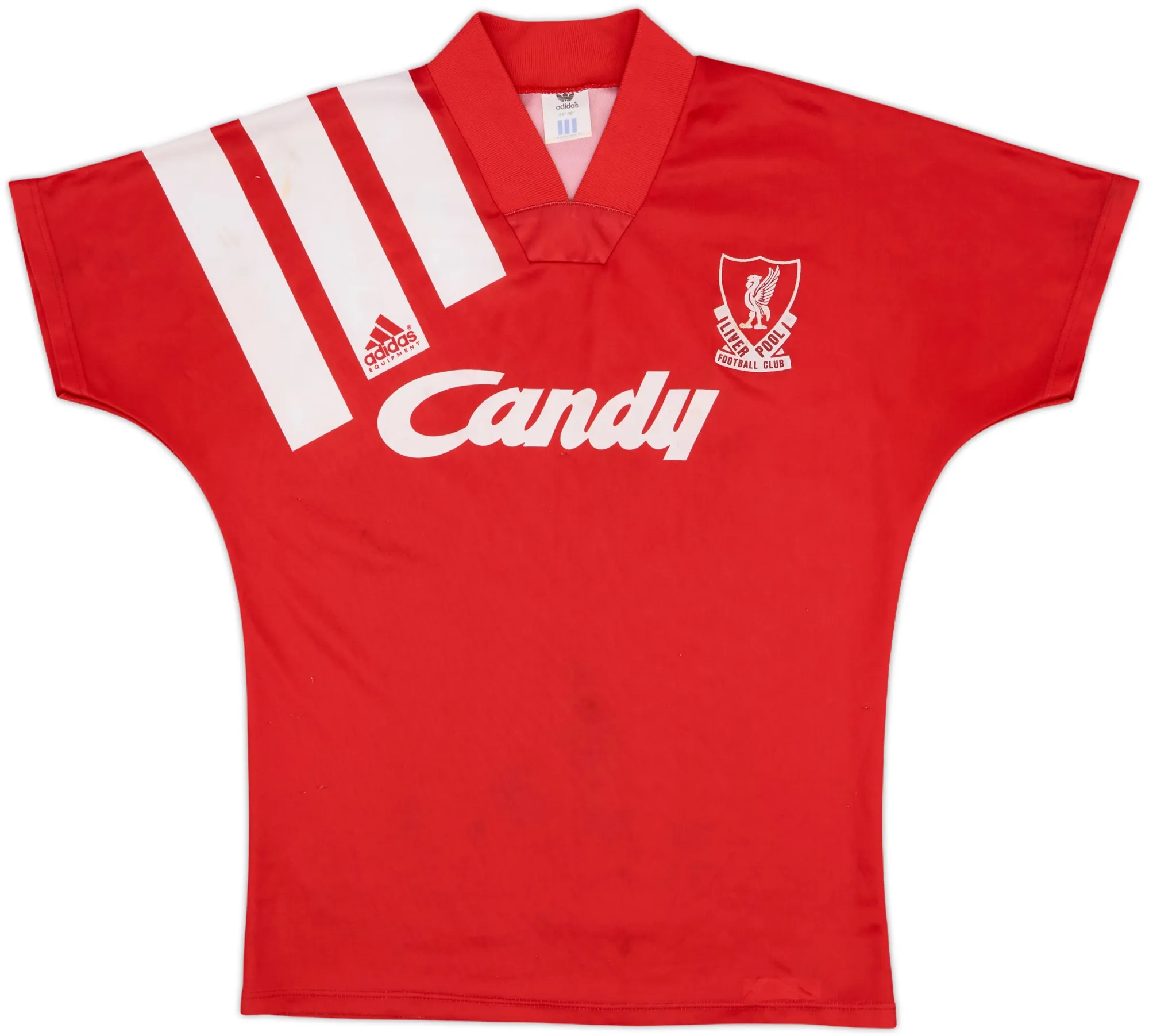 adidas Liverpool Mens SS Home Shirt 1992/93