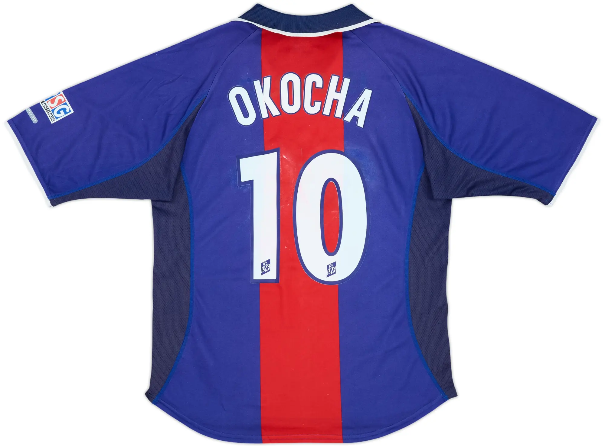 2000-01 Paris Saint-Germain Home Shirt Okocha #10 - 5/10 - (M)