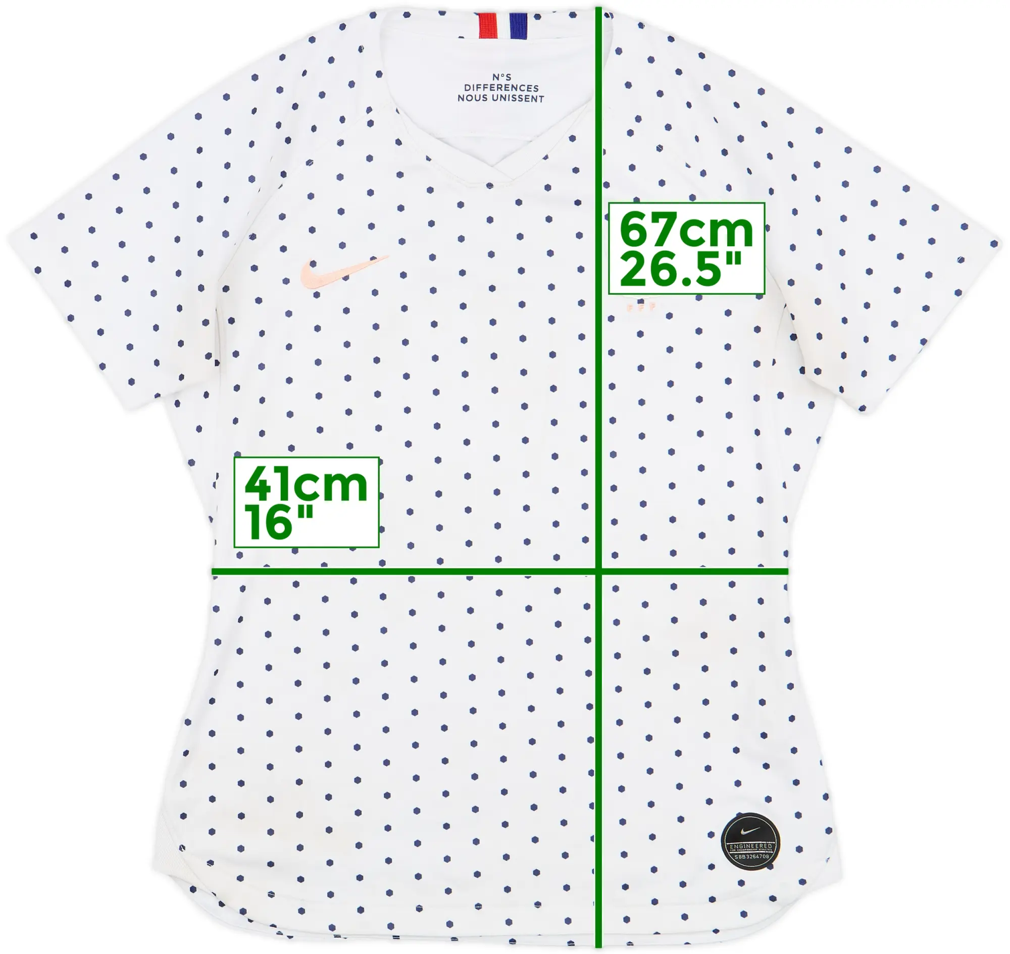 Nike France Womens SS Away Shirt 2019
