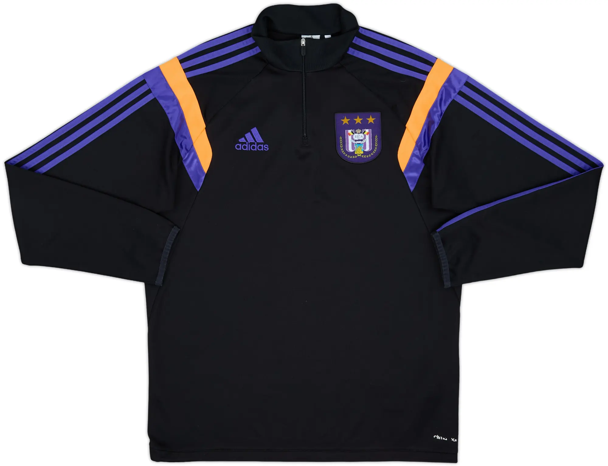 2014-15 Anderlecht adidas 1/4 Zip Drill Top - 8/10 - (L)