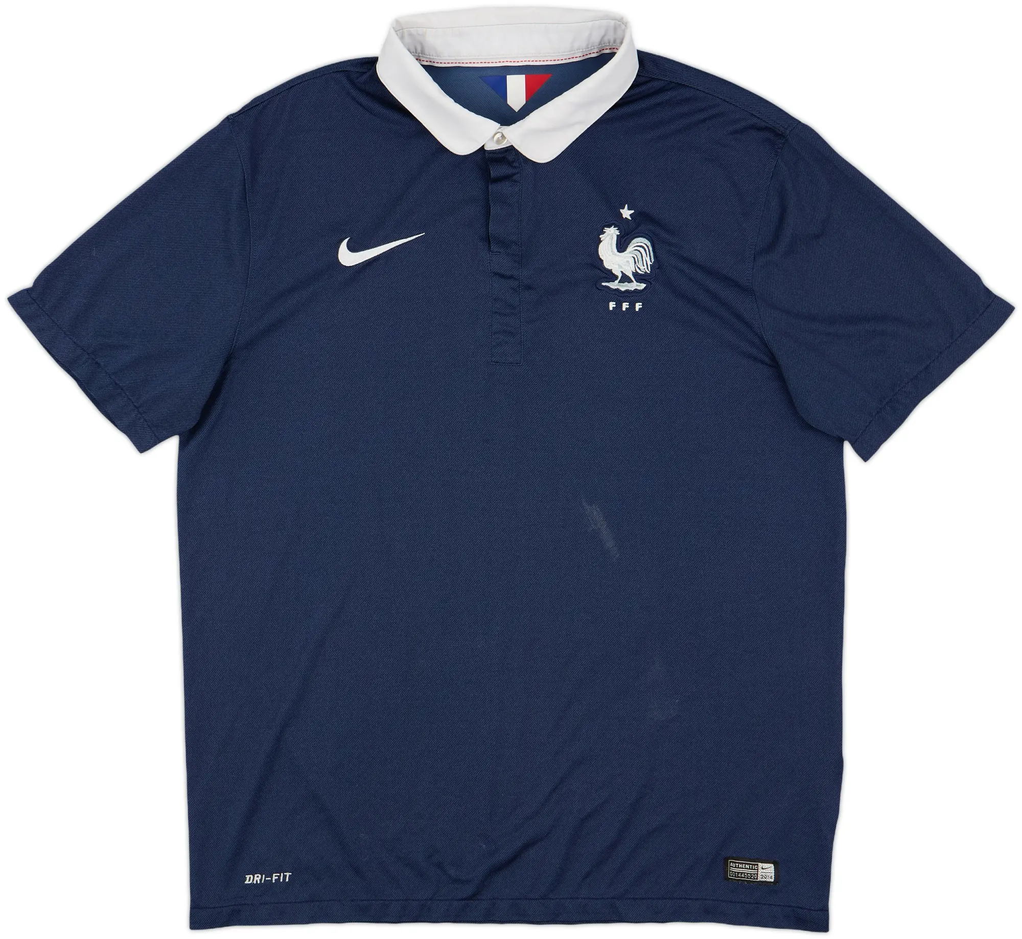 Nike France Mens SS Home Shirt 2014