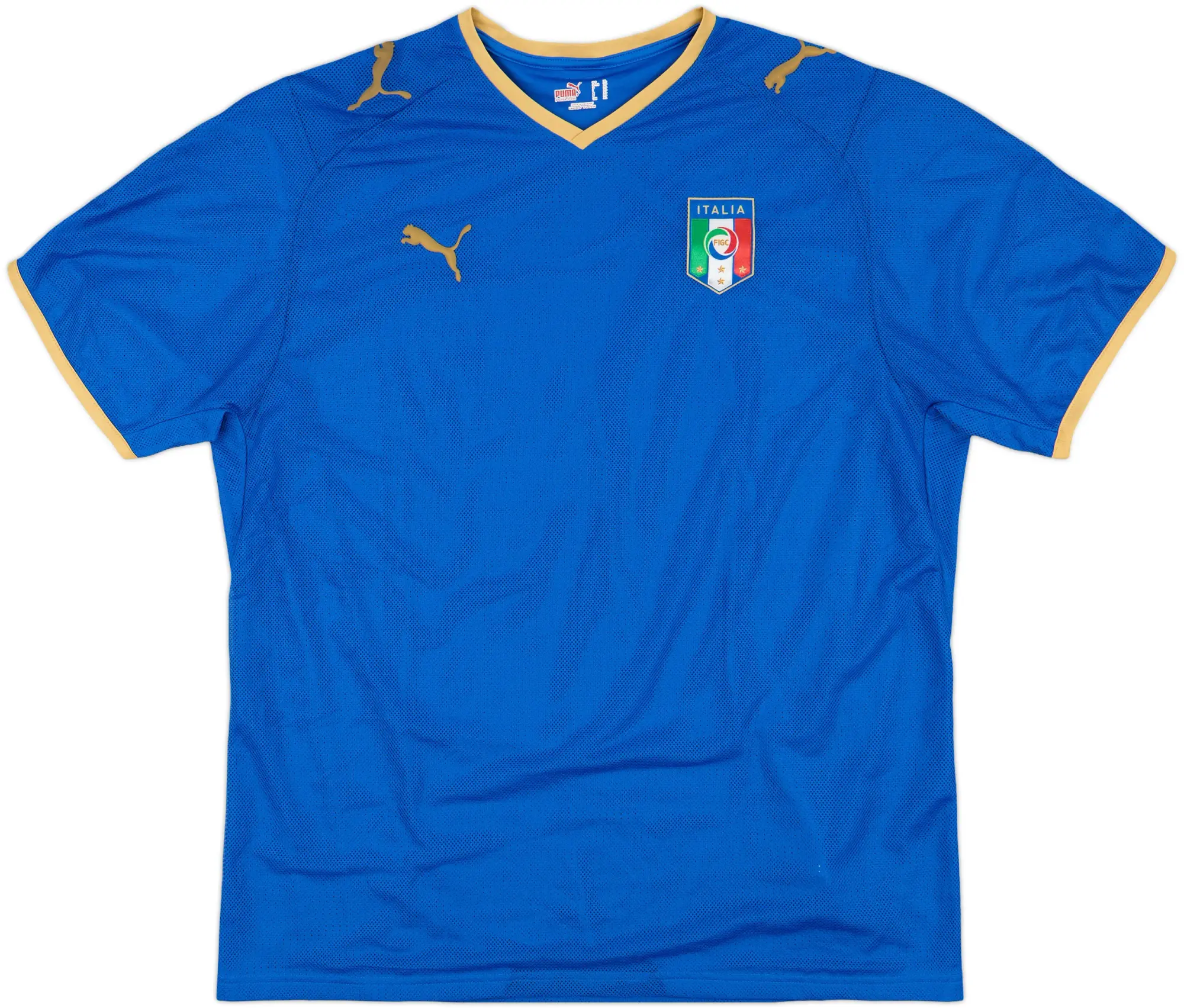2007-08 Italy Home Shirt - 8/10 - (XL)