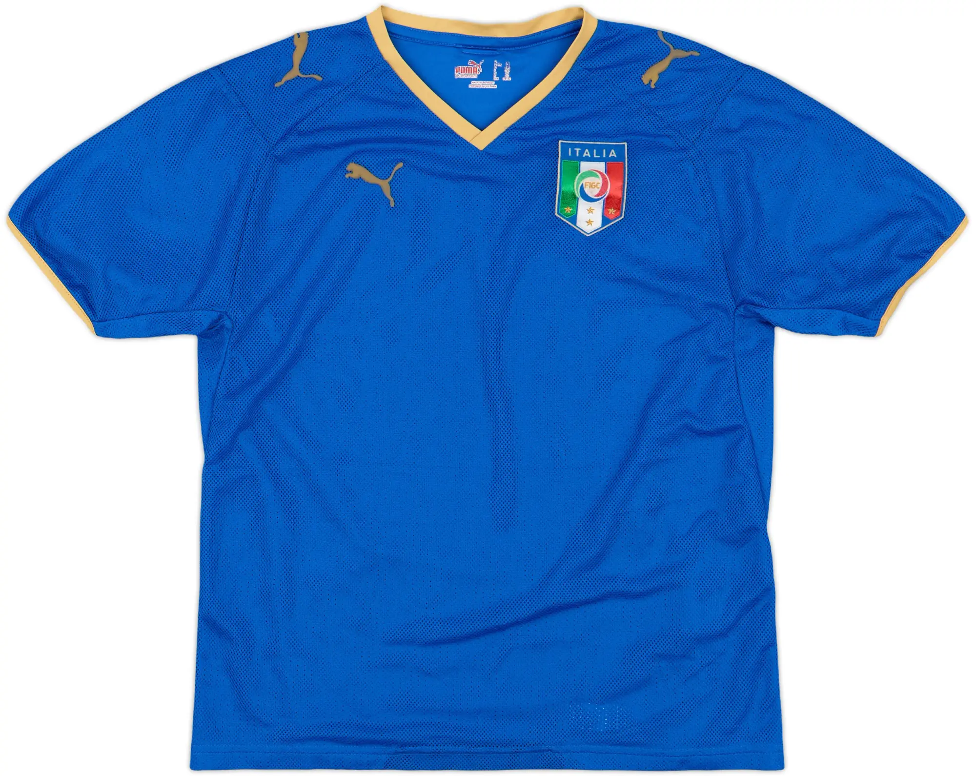 2007-08 Italy Home Shirt - 6/10 - (M.Boys)