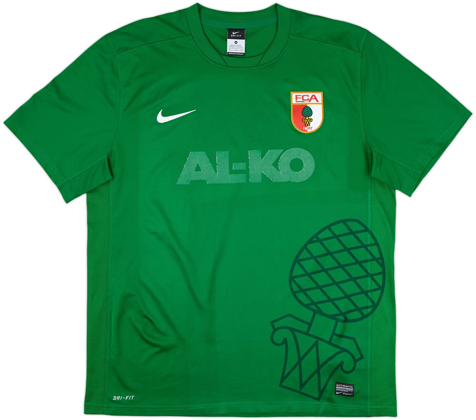 Nike FC Augsburg Mens SS Away Shirt 2014/15
