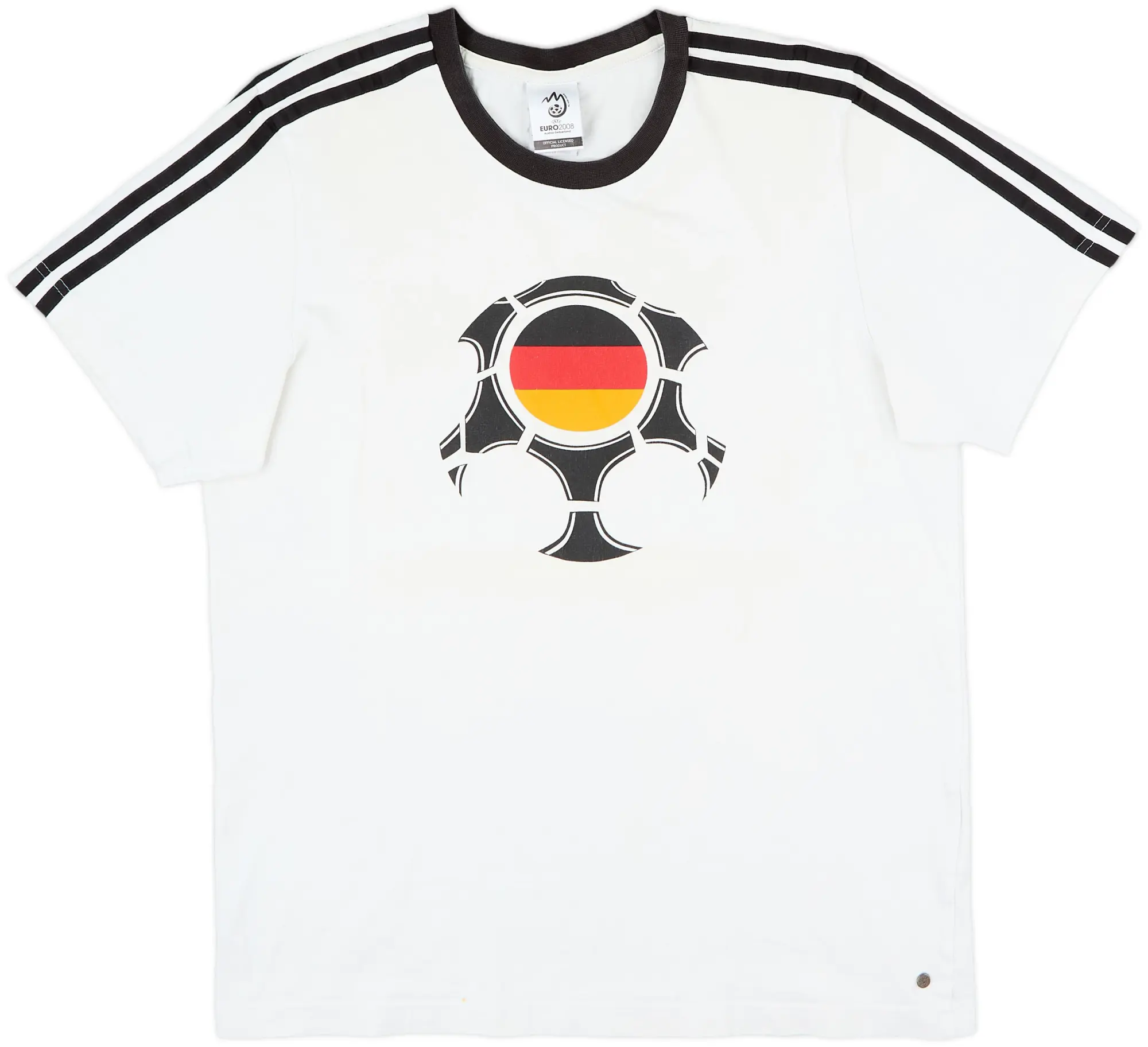 2008 Germany adidas 'Euro 2008' Graphic Cotton Tee - 7/10 - (M)