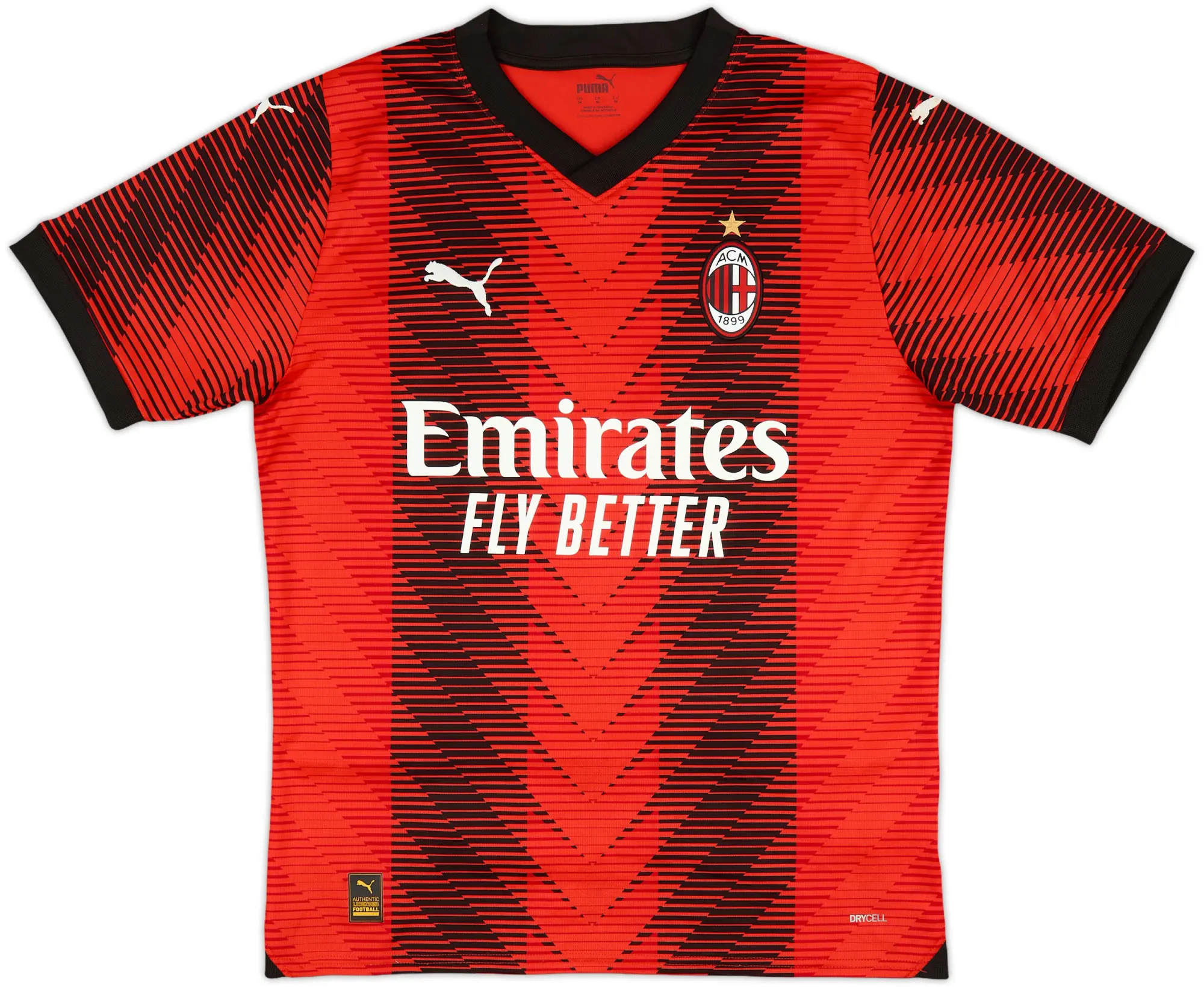 2023-24 AC Milan Home Shirt - 9/10 - (M)