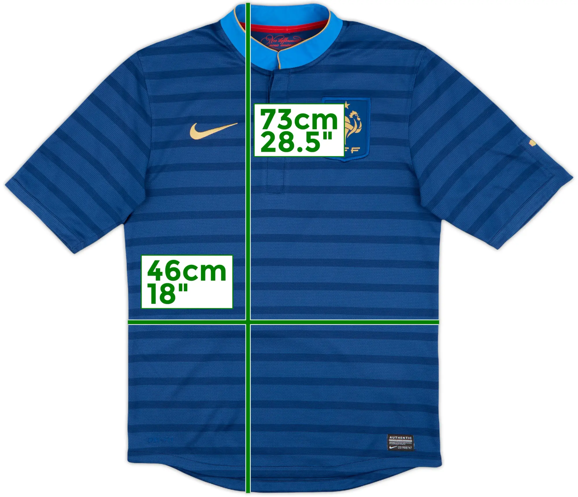 Nike France Mens SS Home Shirt 2012