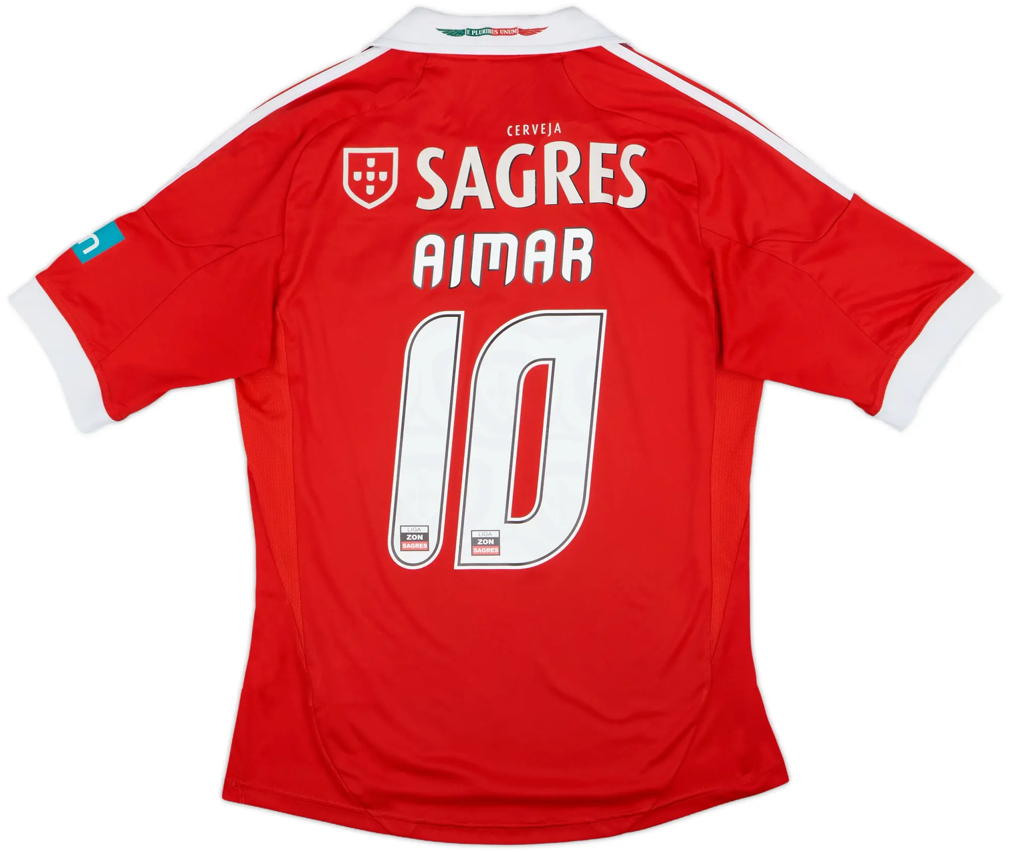 2012-13 Benfica Home Shirt Aimar #10 - 8/10 - (S)