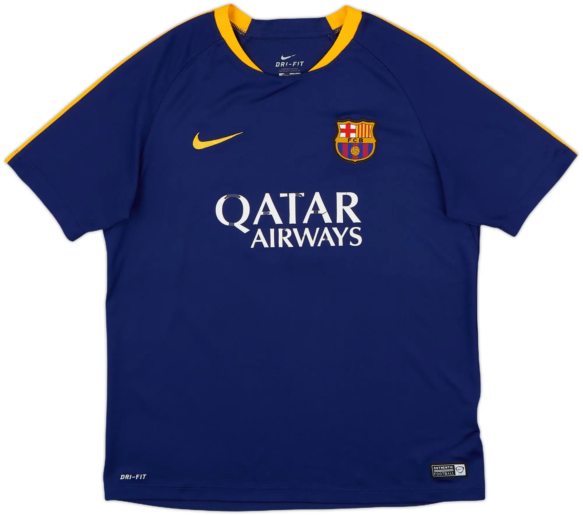 Nike Barcelona Boys SS Home Shirt 2015/16