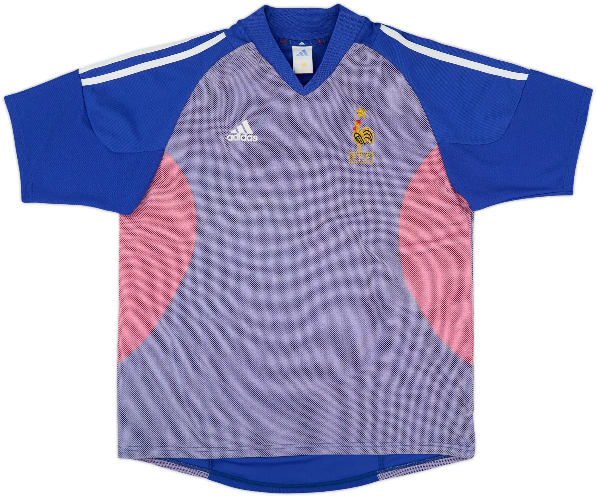 adidas France Mens SS Home Shirt 2002