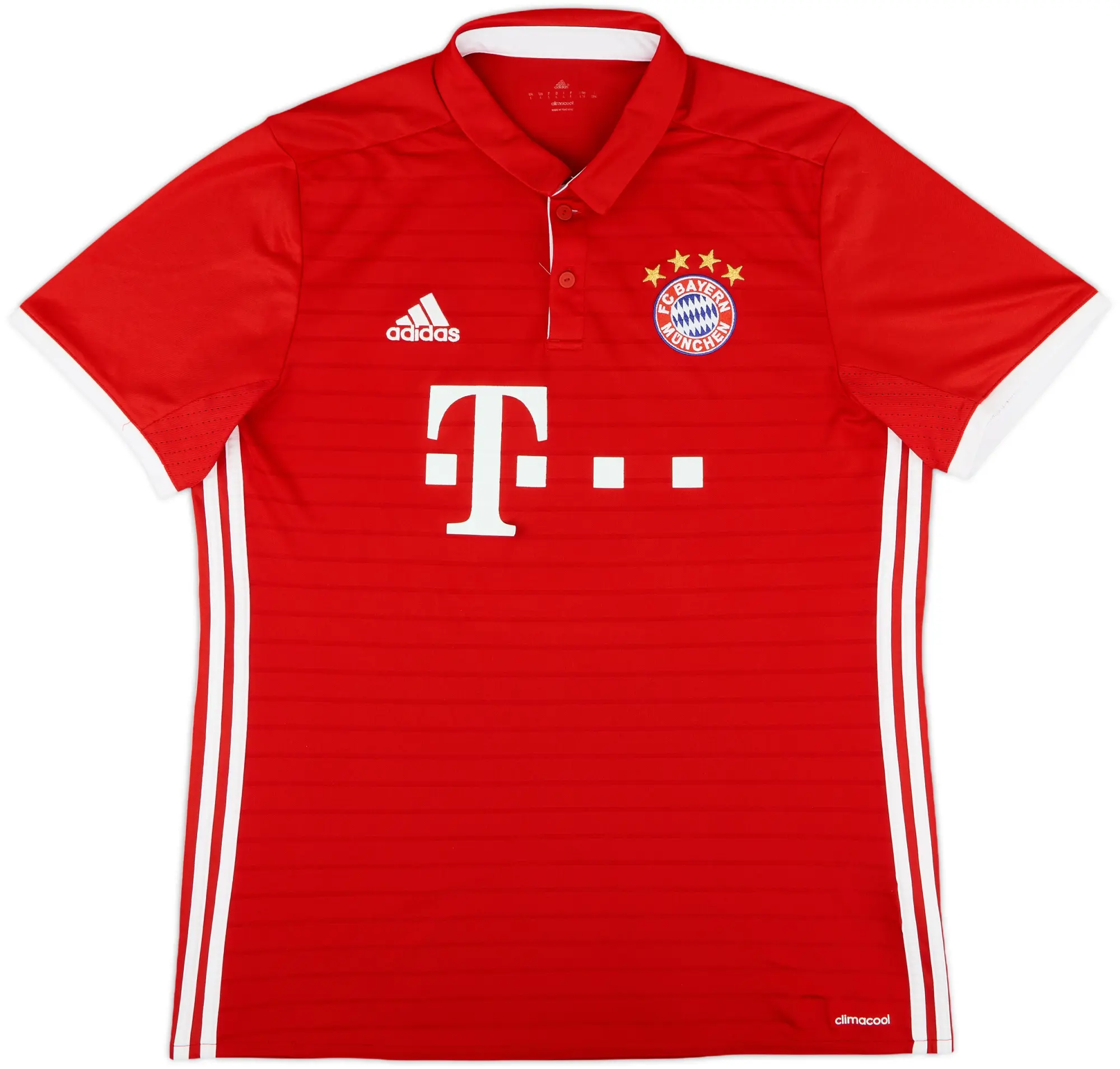adidas Bayern Munich Mens SS Home Shirt 2016/17