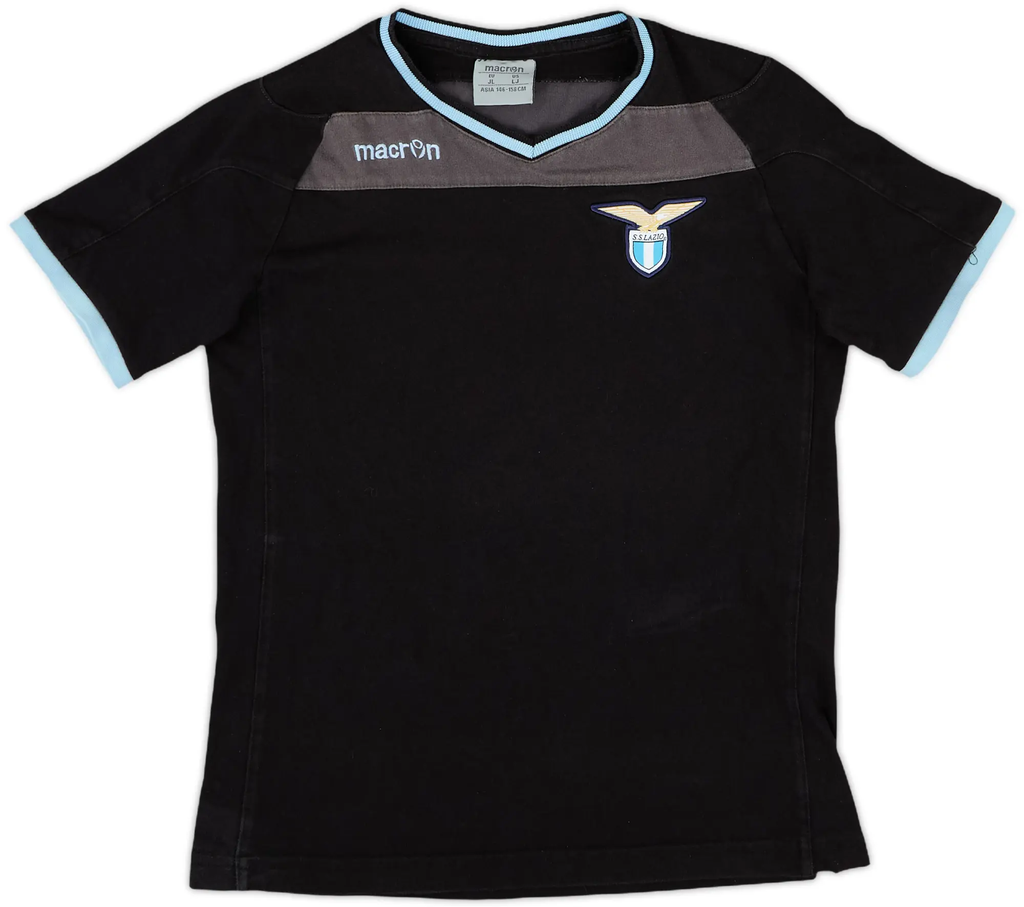 2012-13 Lazio Macron Cotton Tee - 6/10 - (L.Boys)