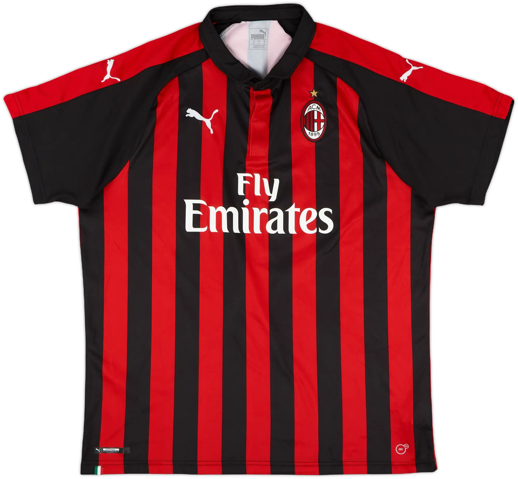 2018-19 AC Milan Home Shirt - 9/10 - (XXL)