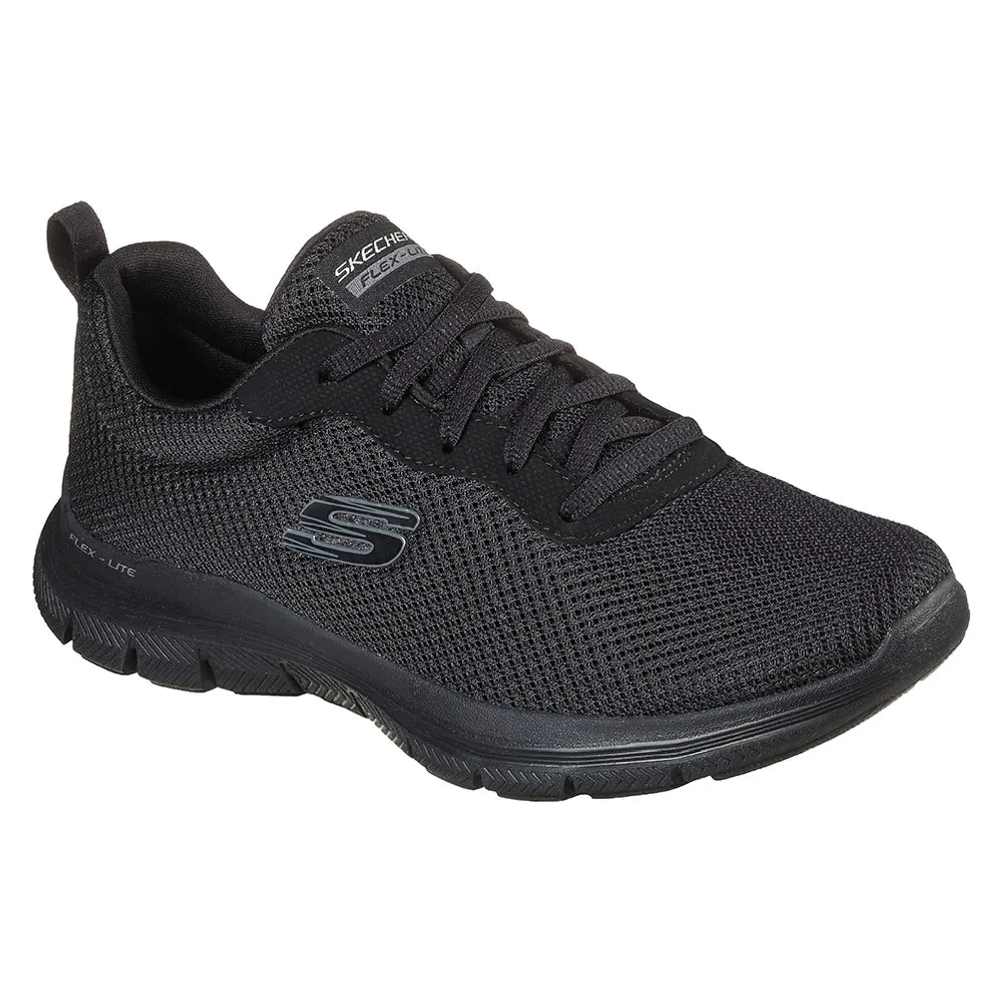 Skechers Women's Flex Appeal 4.0 - Brilliant View Sneaker in Black