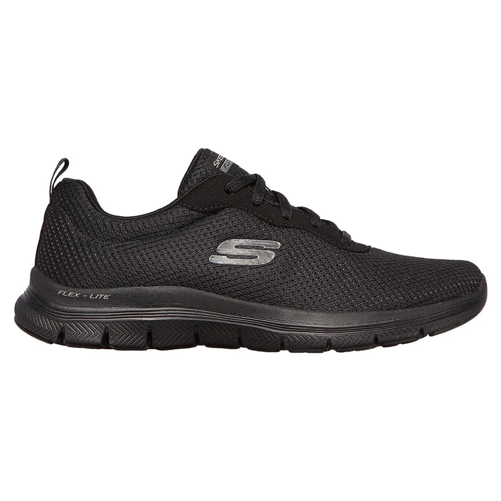 Skechers Women's Flex Appeal 4.0 - Brilliant View Sneaker in Black