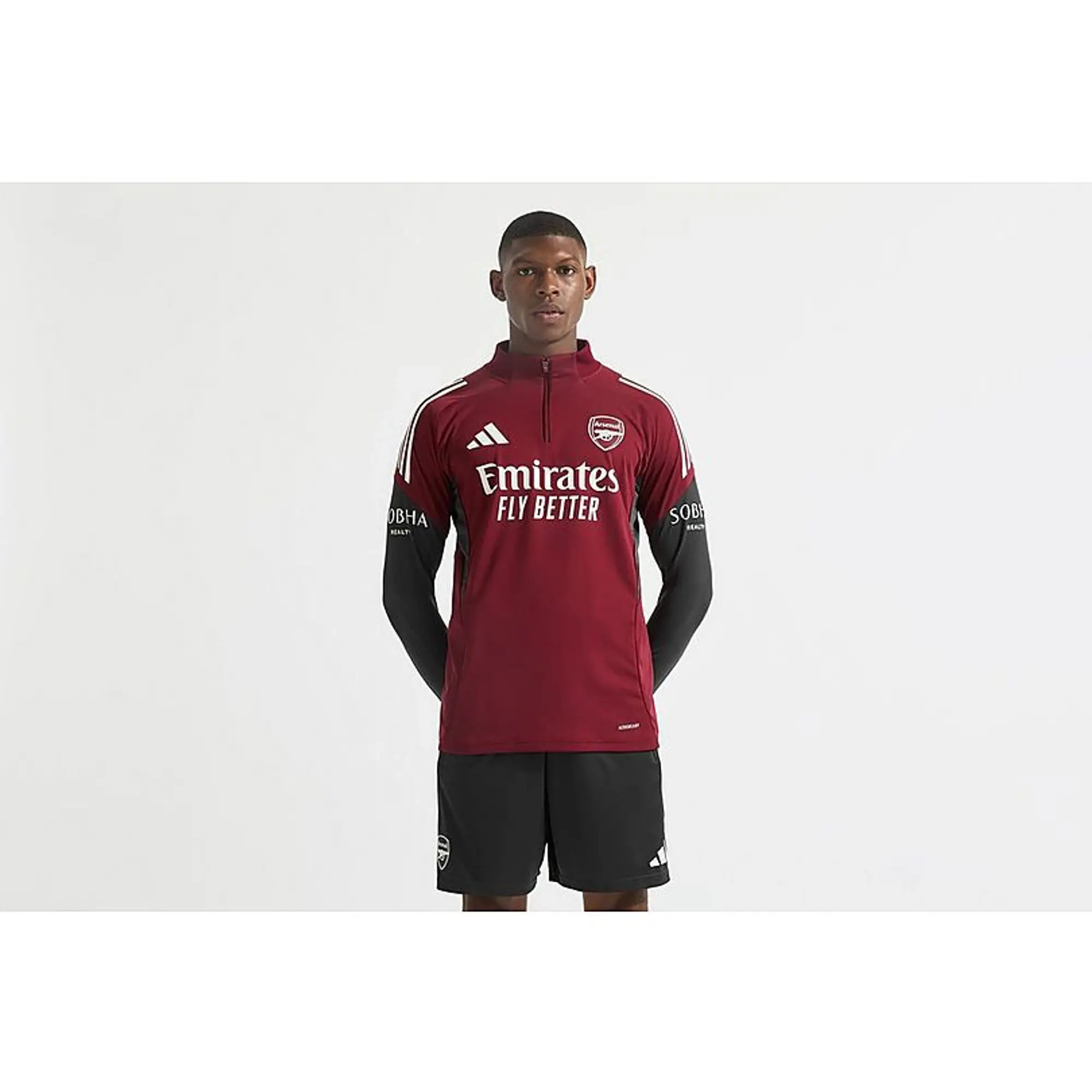 Arsenal adidas 25/26 European Training Top, Burgundy