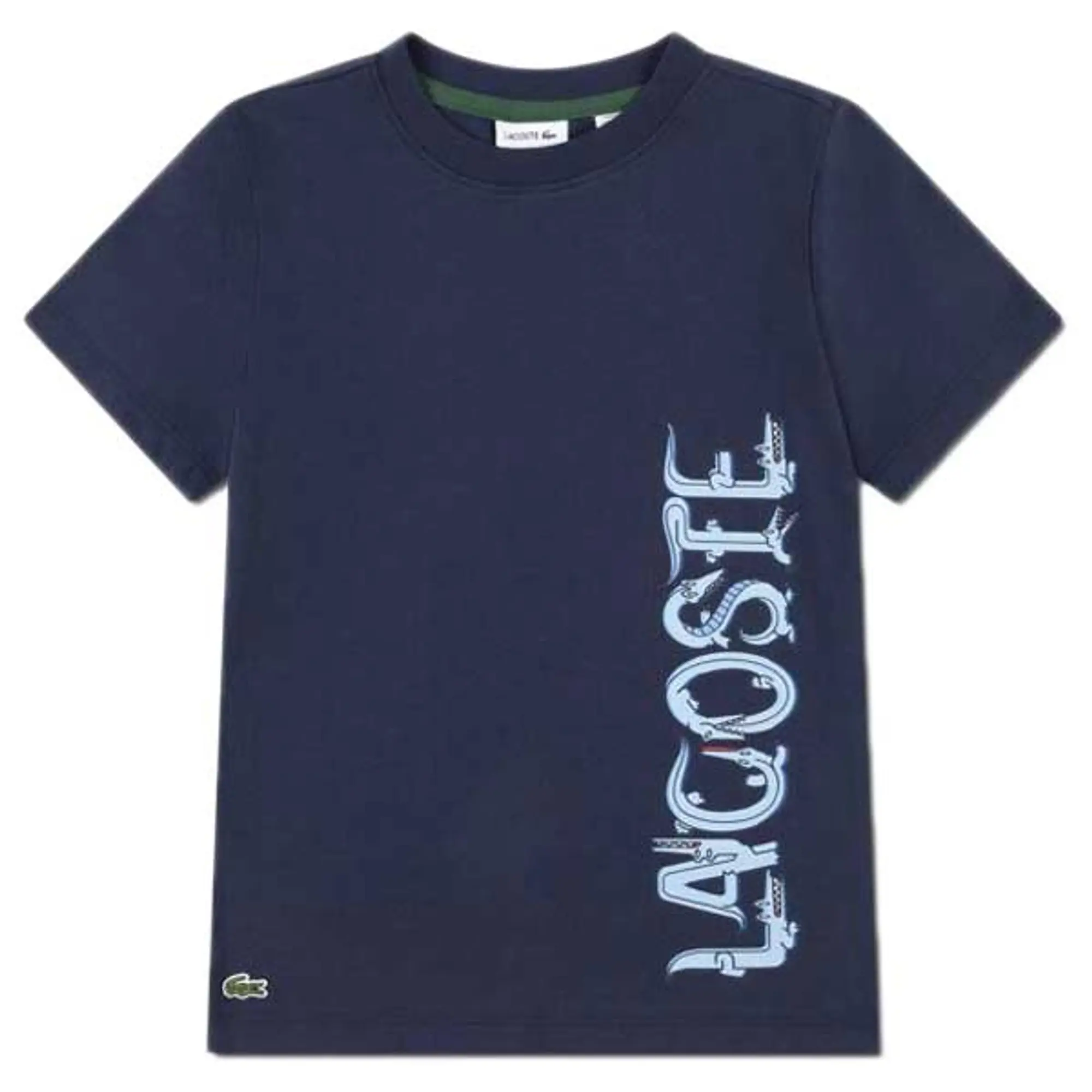Lacoste Kids Croc Letter Graphic Short Sleeve T-shirt