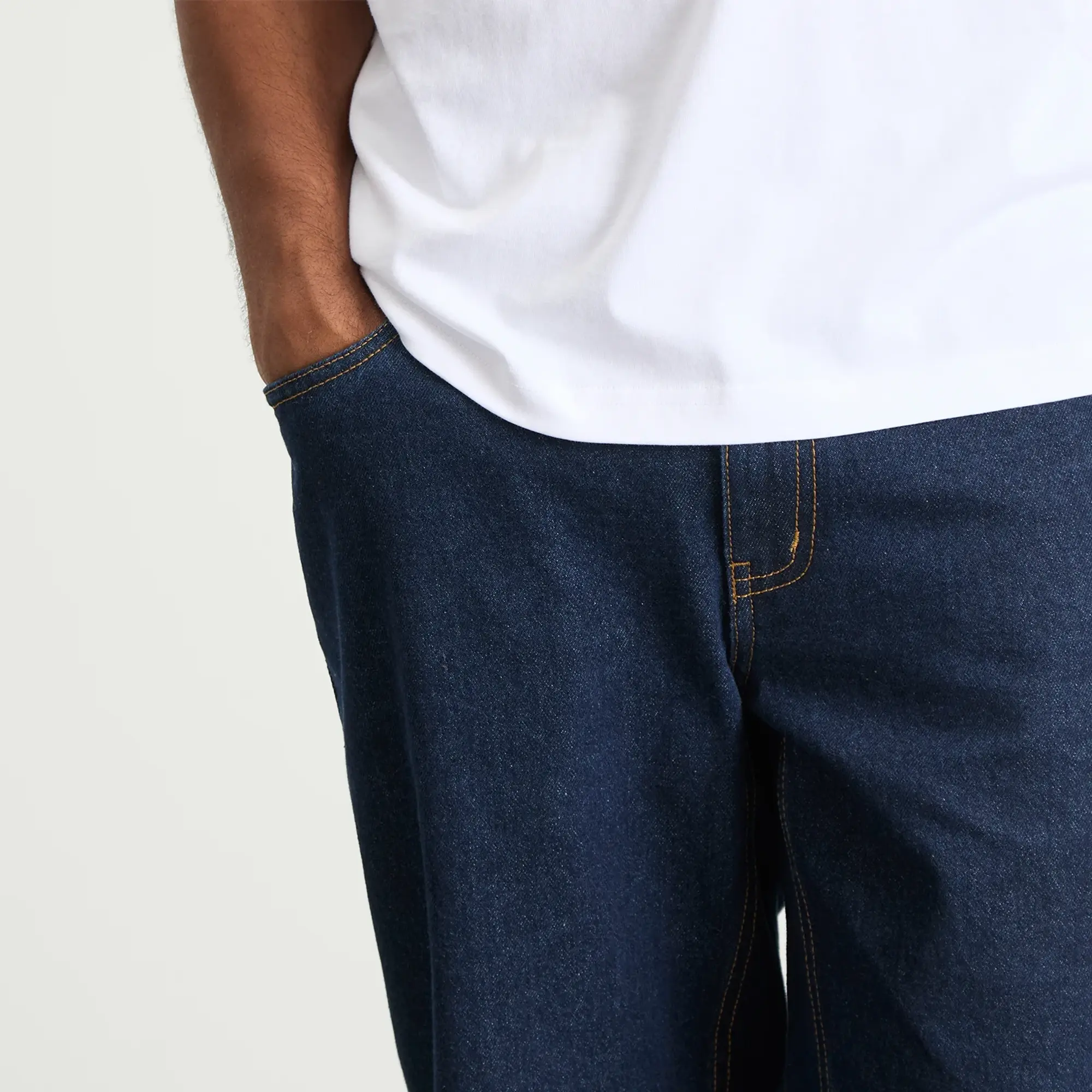 Dime Men's Relaxed Denim Pants Indigo