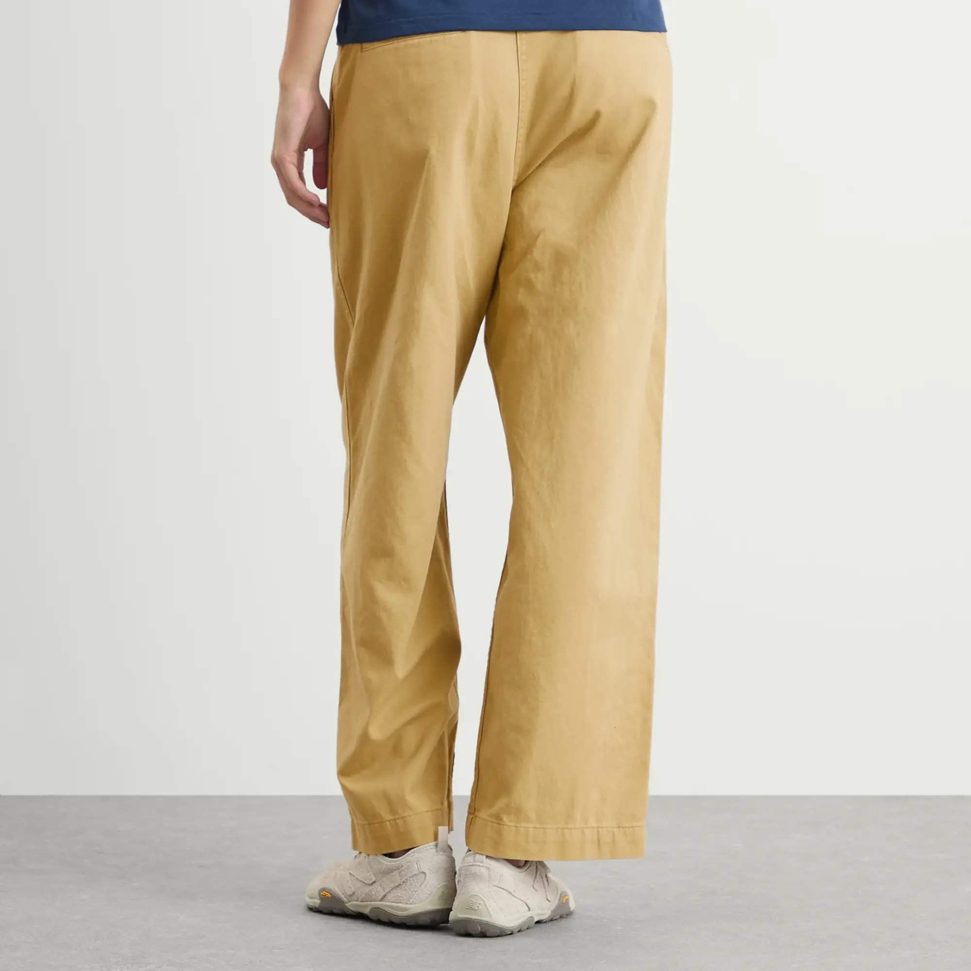 Beams Boy Women's Wide Chino Pants Beige