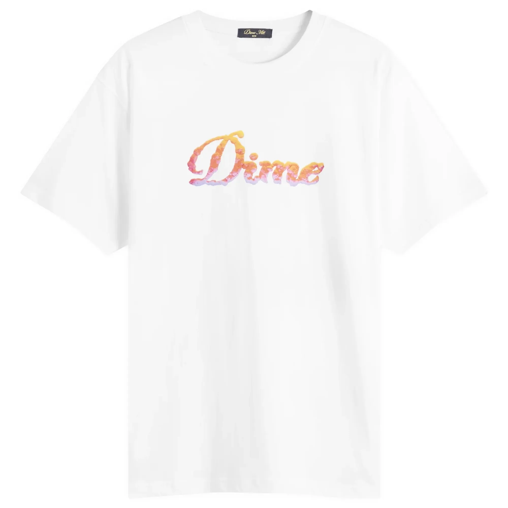 Dime Men's Cursive Cloud T-Shirt White