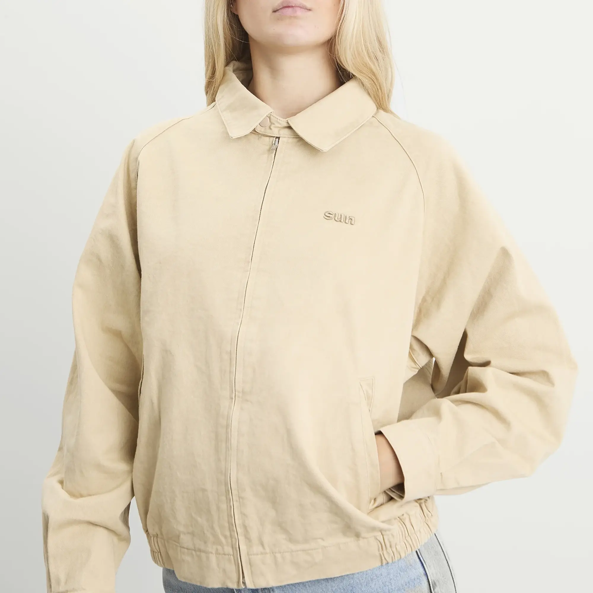SUNDAYFRUITMARKET Women's Sun Washed Jacket Beige