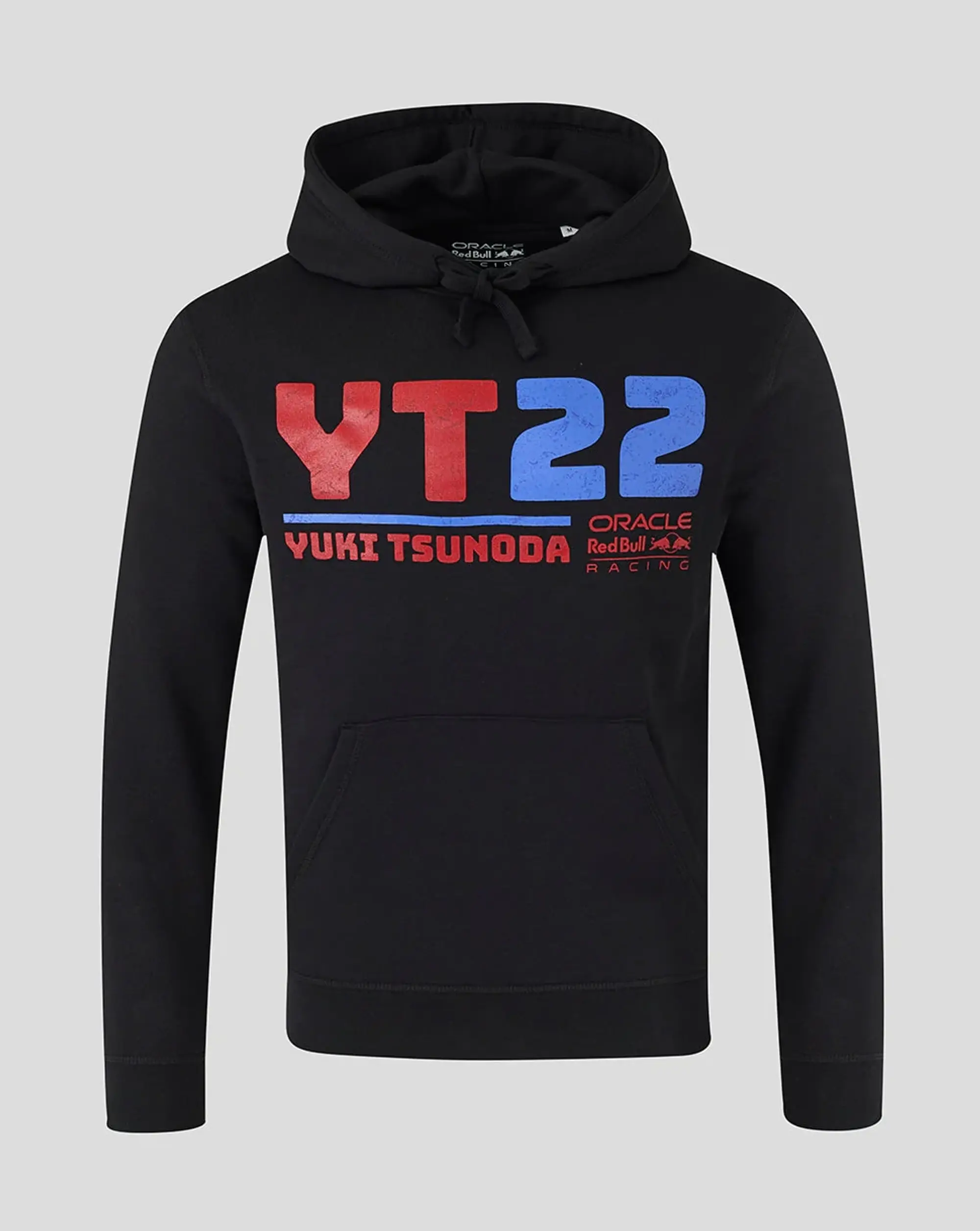 Castore Oracle Red Bull Racing Unisex Yuki Tsunoda 22 Graphic Pullover Hoodie - Caviar