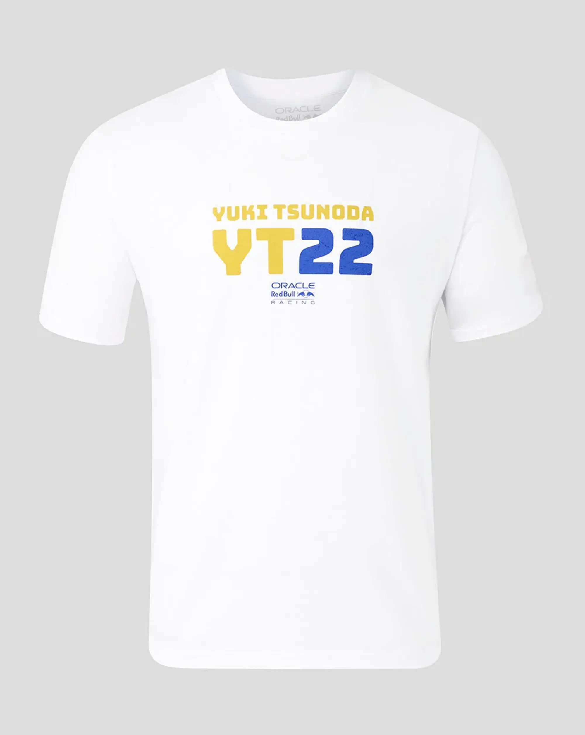 Castore Oracle Red Bull Racing Unisex Yuki Tsunoda 22 Graphic T-shirt - Caviar
