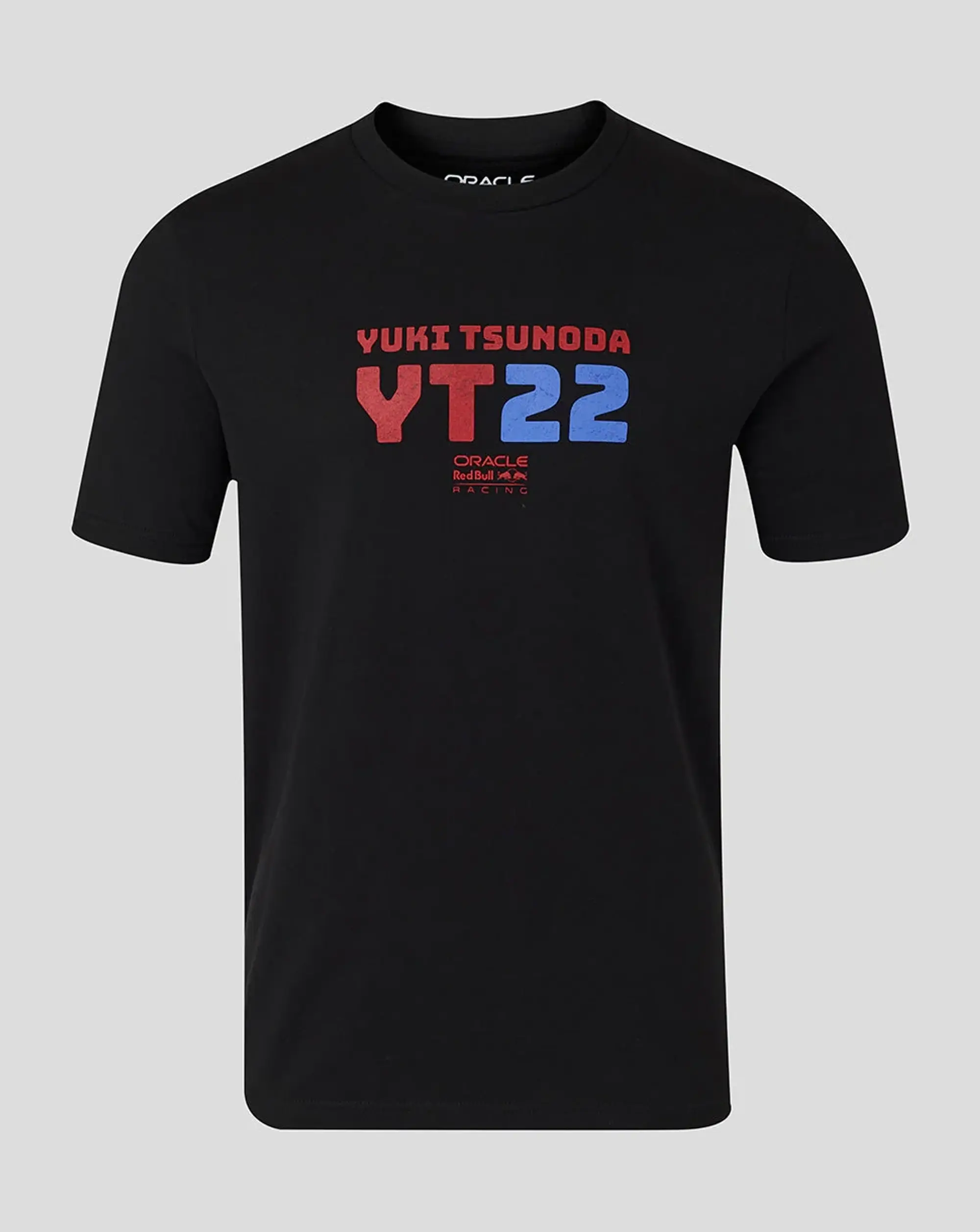 Castore Oracle Red Bull Racing Unisex Yuki Tsunoda 22 Graphic T-shirt - Caviar