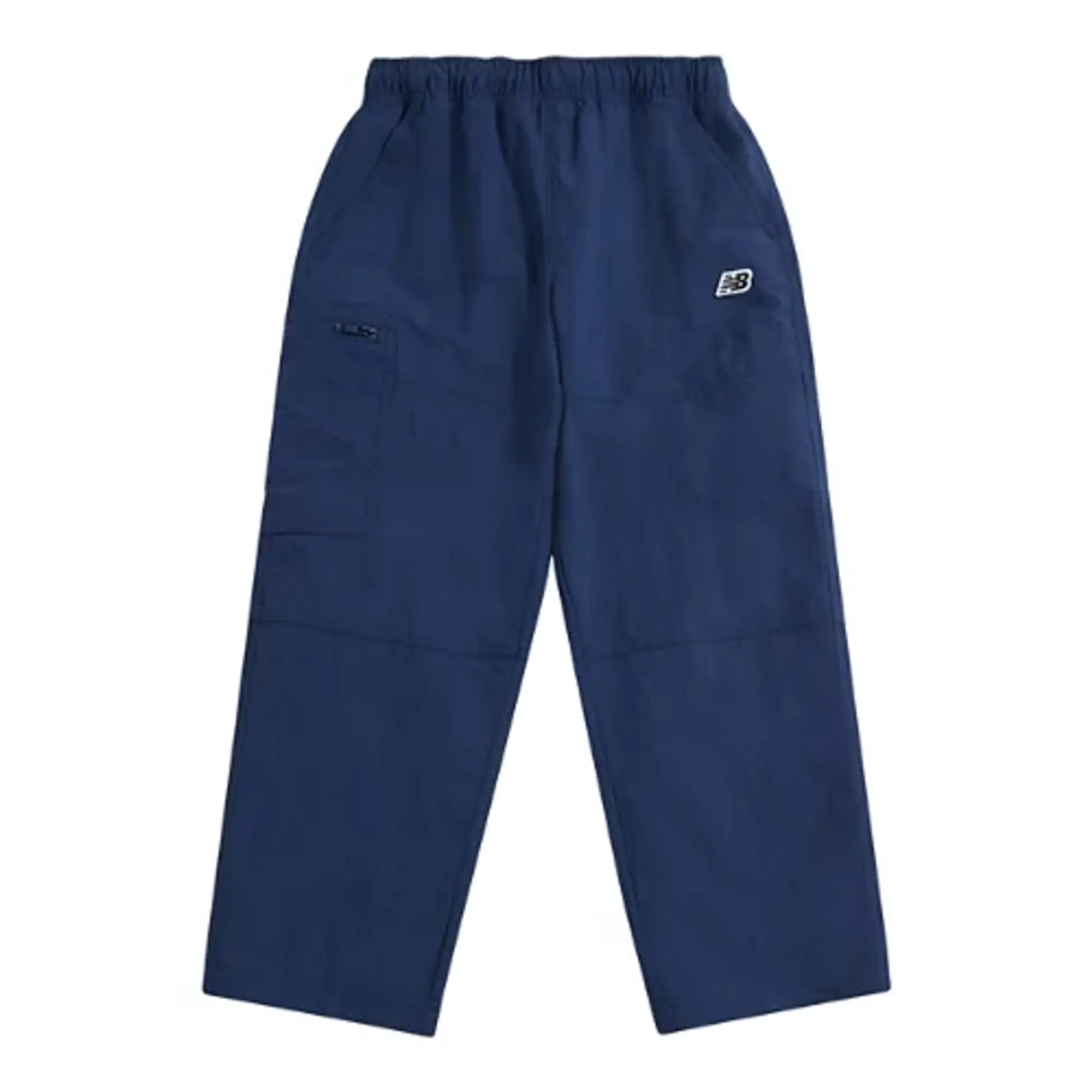 New Balance Boys Premium Parachute Pant in Blue Nylon Woven