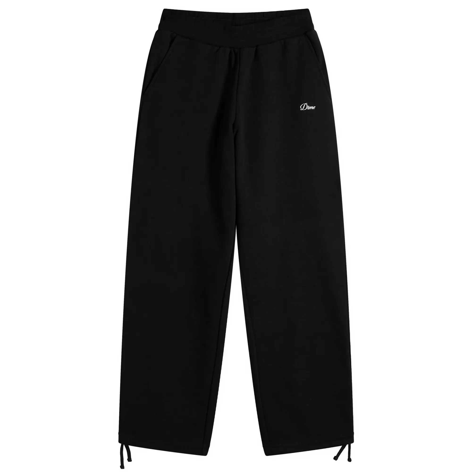 Dime Women's Cursive Small Logo Sweatpants Black