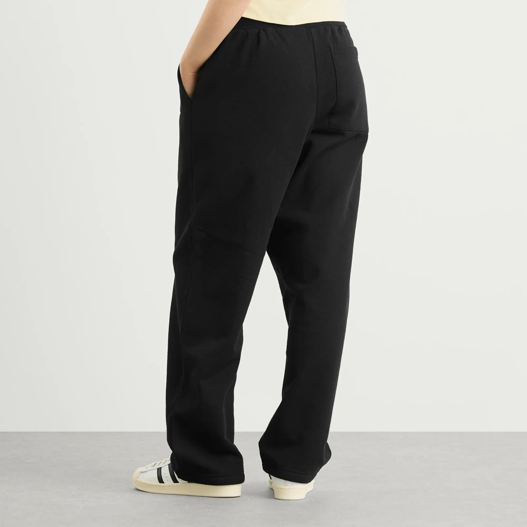 Dime Women's Cursive Small Logo Sweatpants Black