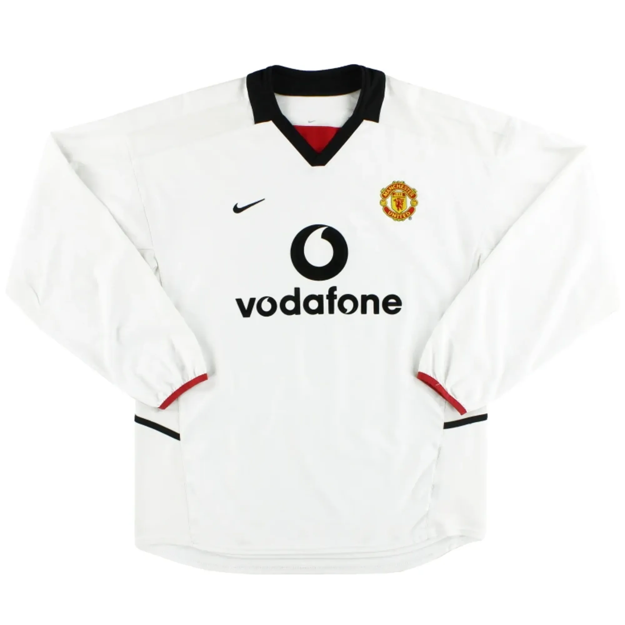 2002-03 Manchester United Nike Away Shirt L/S M - Manchester United / Very Good 