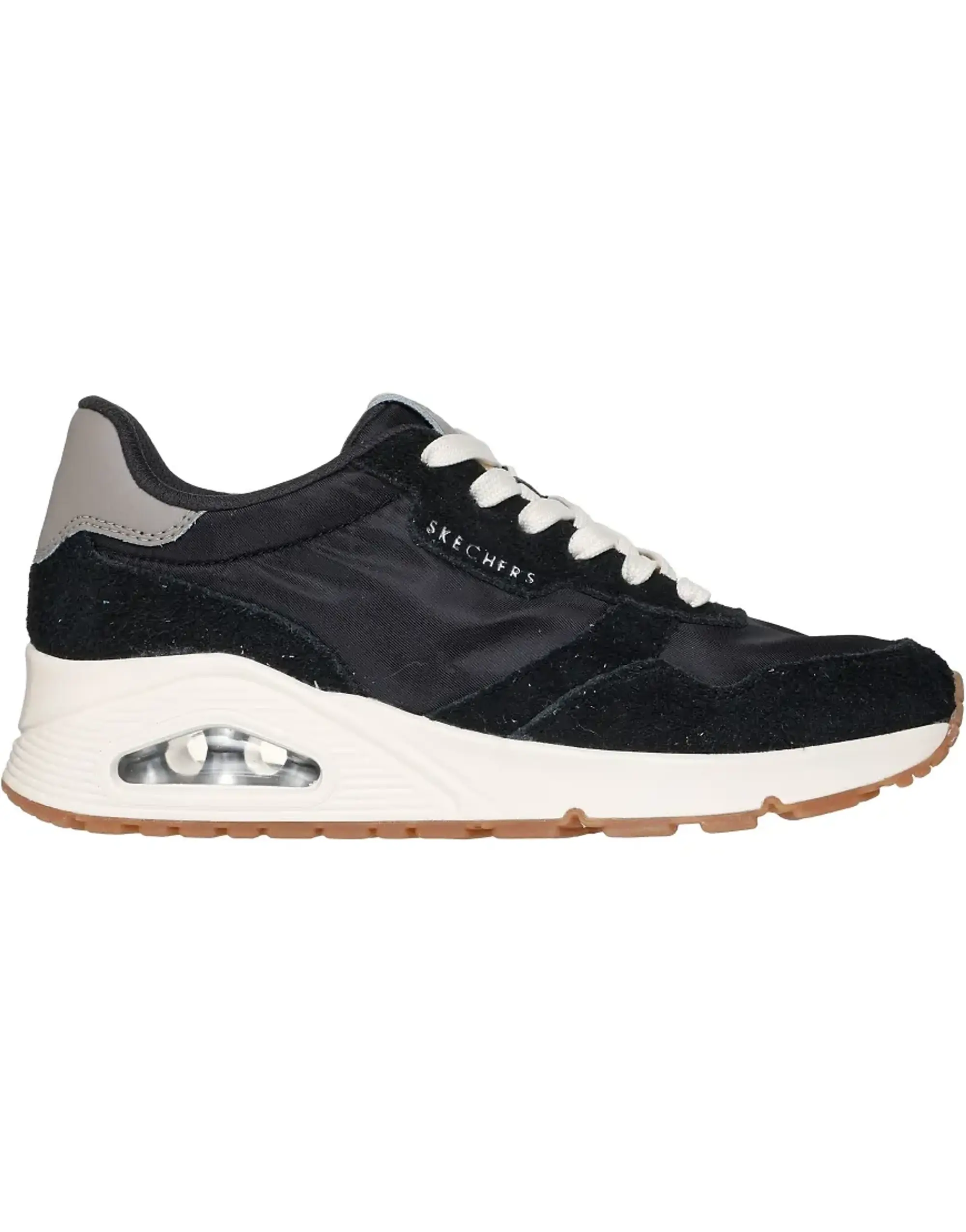 Skechers Women's UNO - Vintage Dayz Sneaker in Black