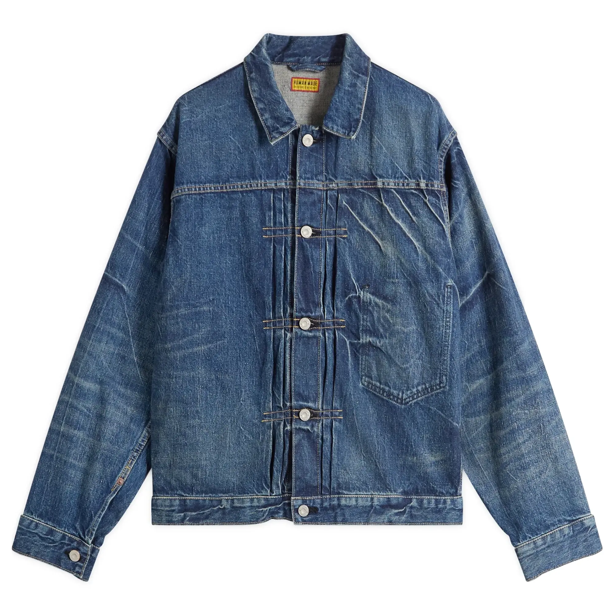Human Made Men's Future Denim Work Jacket Indigo