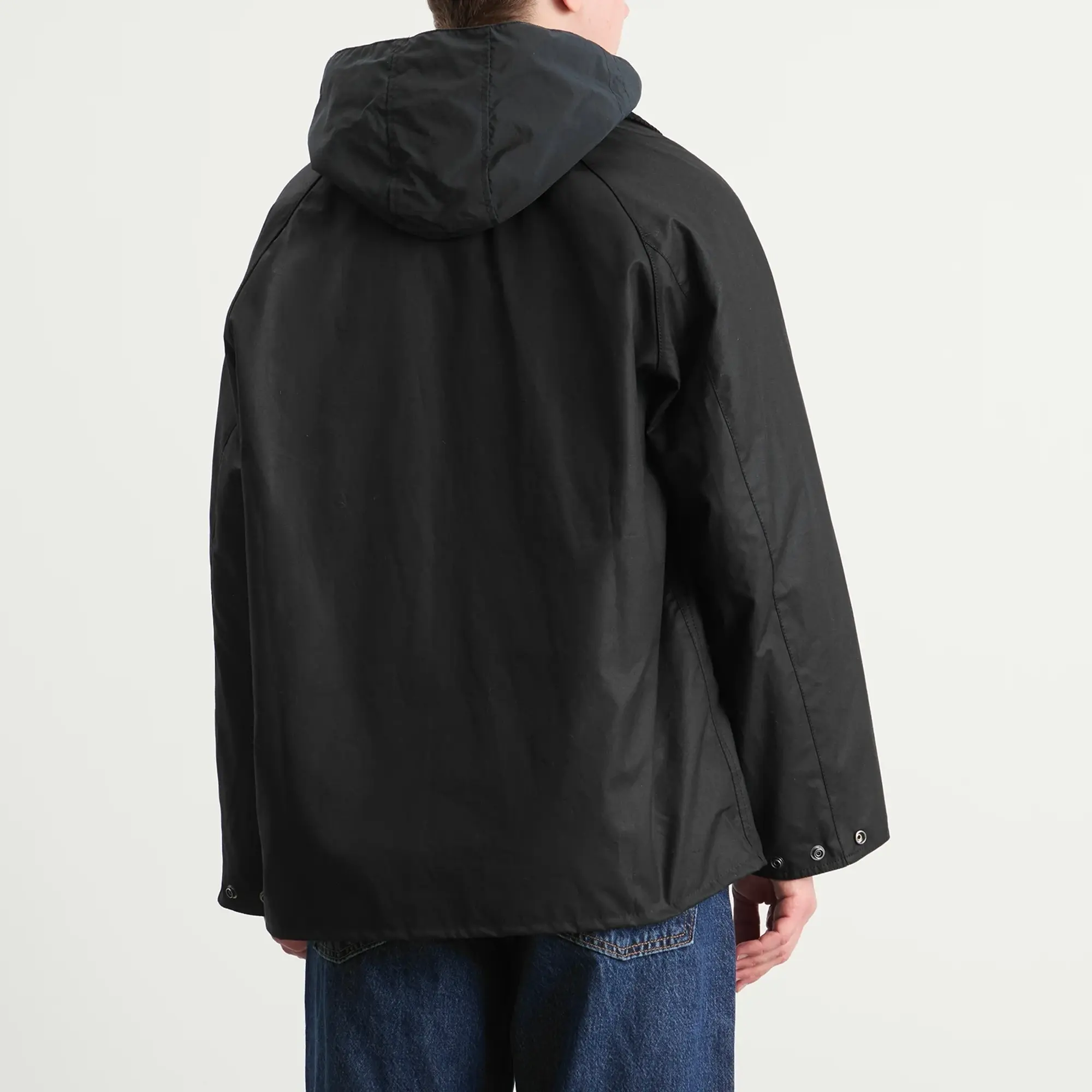 Barbour Men's Barbour Men's Heritage + Modified Solway Wax Jacket Black
