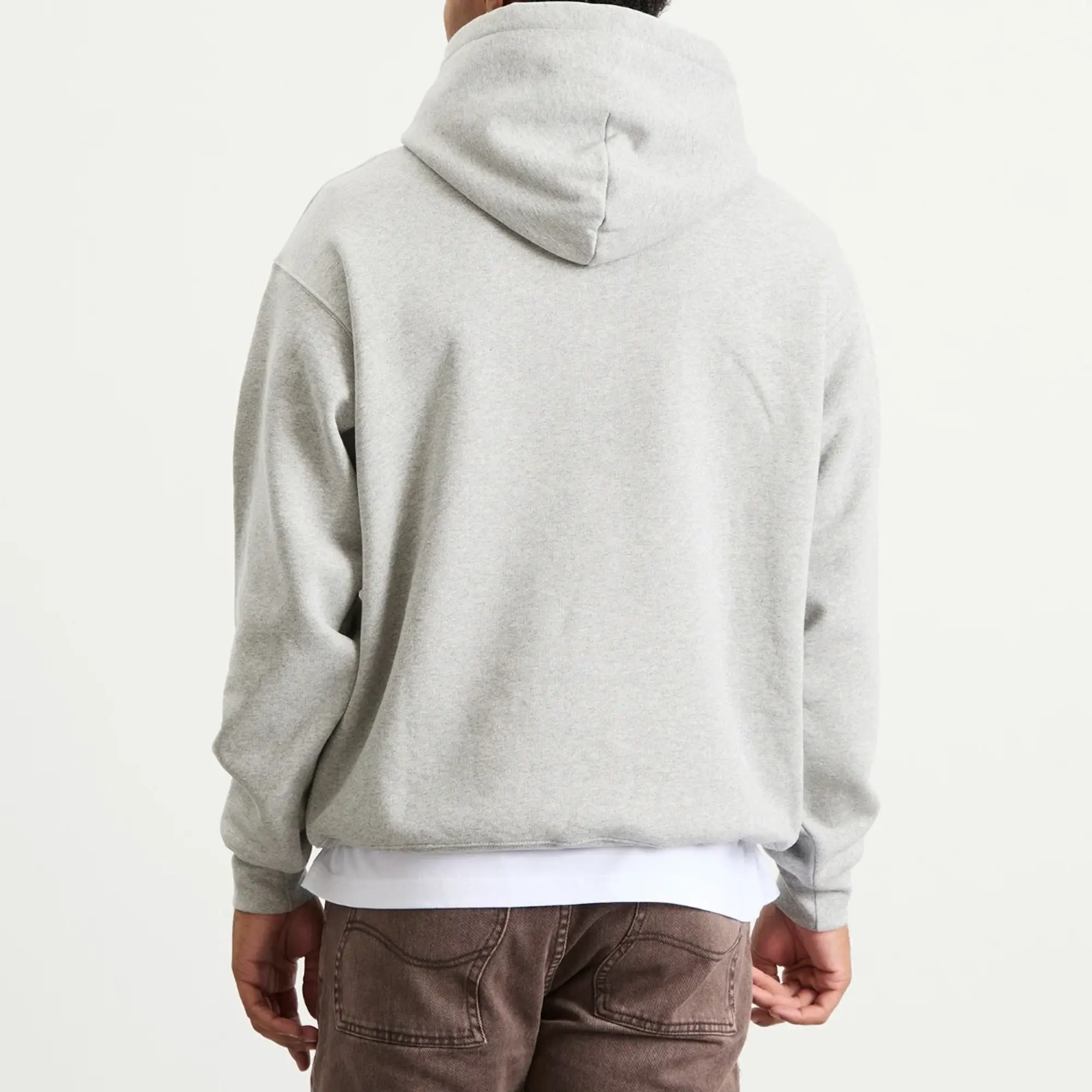 Dime Men's Cursive Hoodie Heather Grey
