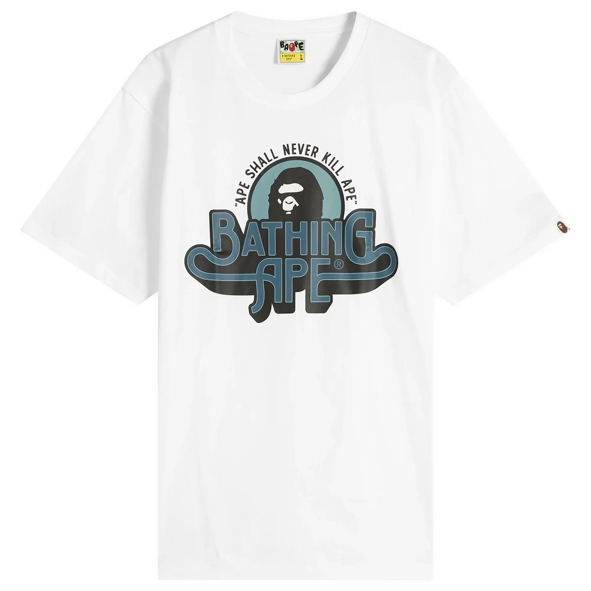 A Bathing Ape Men's Genuine Garment Logo T-Shirt White