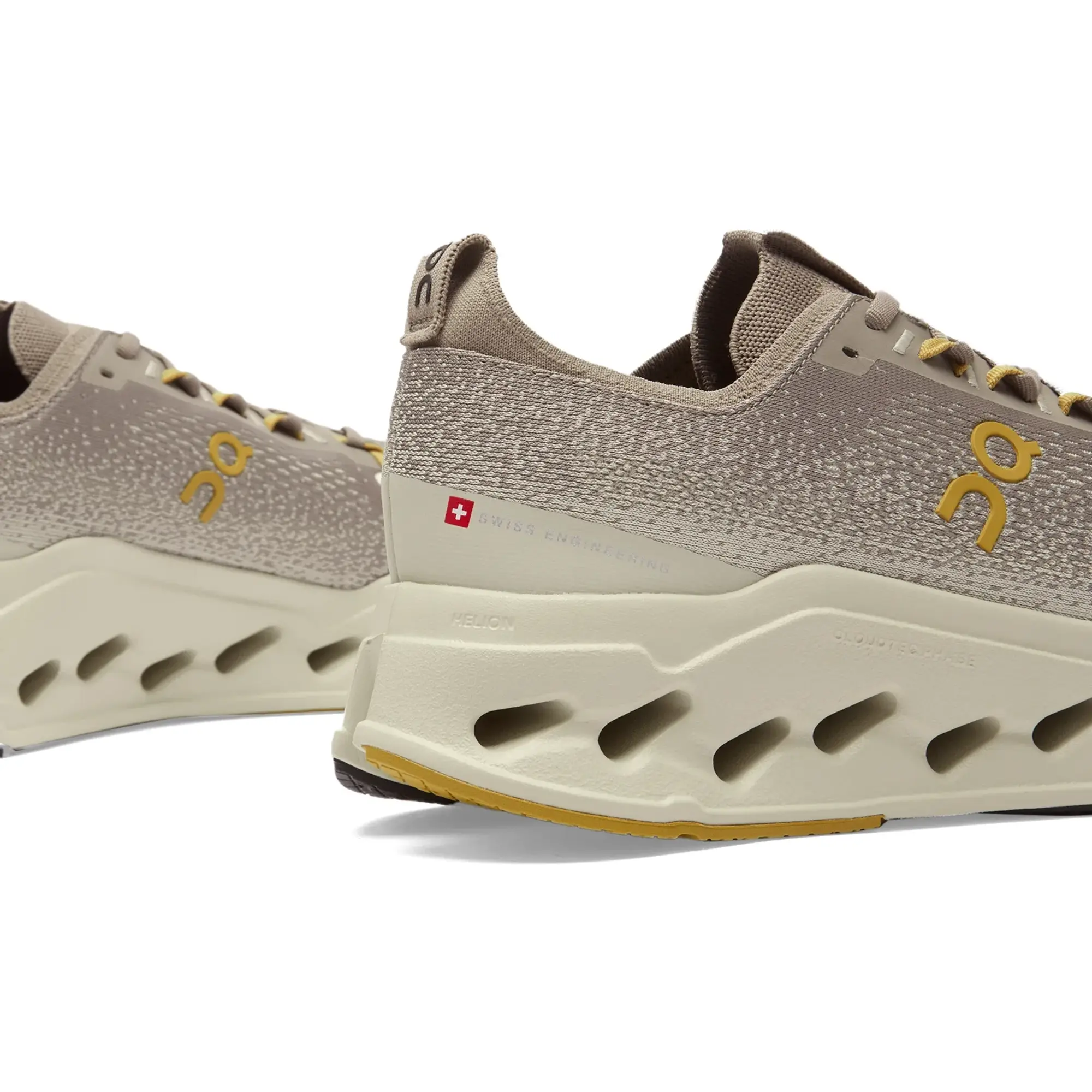 ON Men's Cloudsurfer Max Sneakers Cinder / Pelican