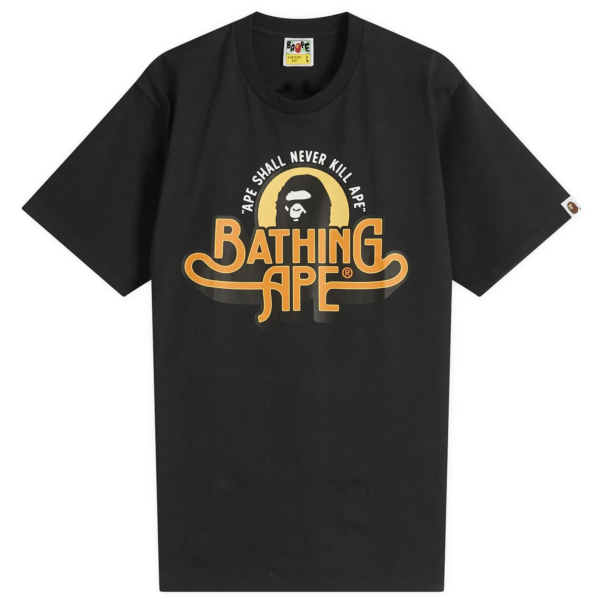 A Bathing Ape Men's Genuine Garment Logo T-Shirt Black