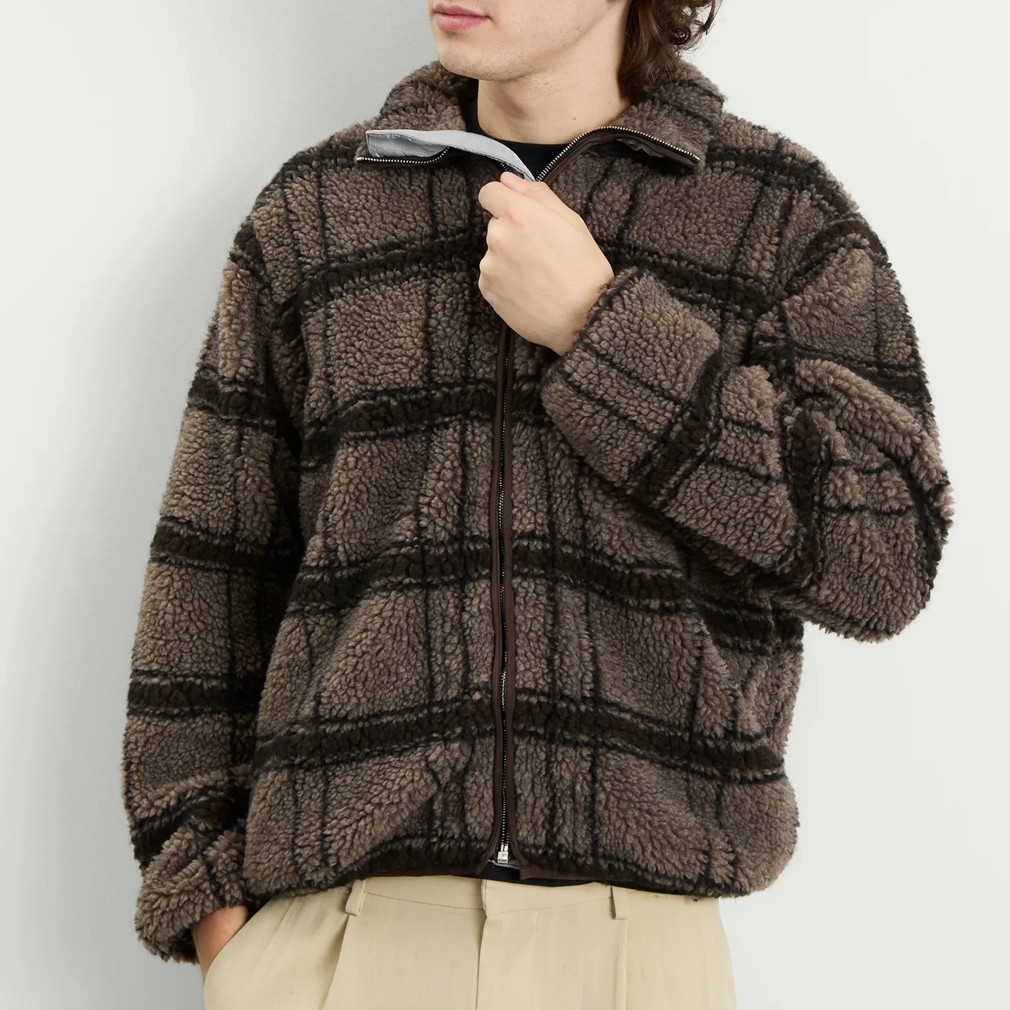 Ranra Men's River Fleece Jacket Martini Olive