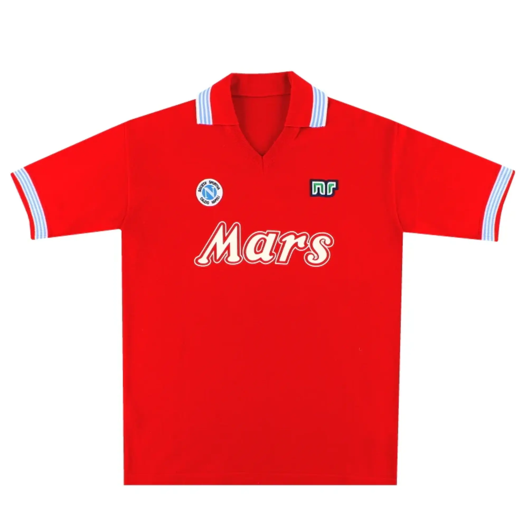1988-90 Napoli Ennerre Reissue Third Shirt #10 (Maradona) L - Napoli / Excellent 