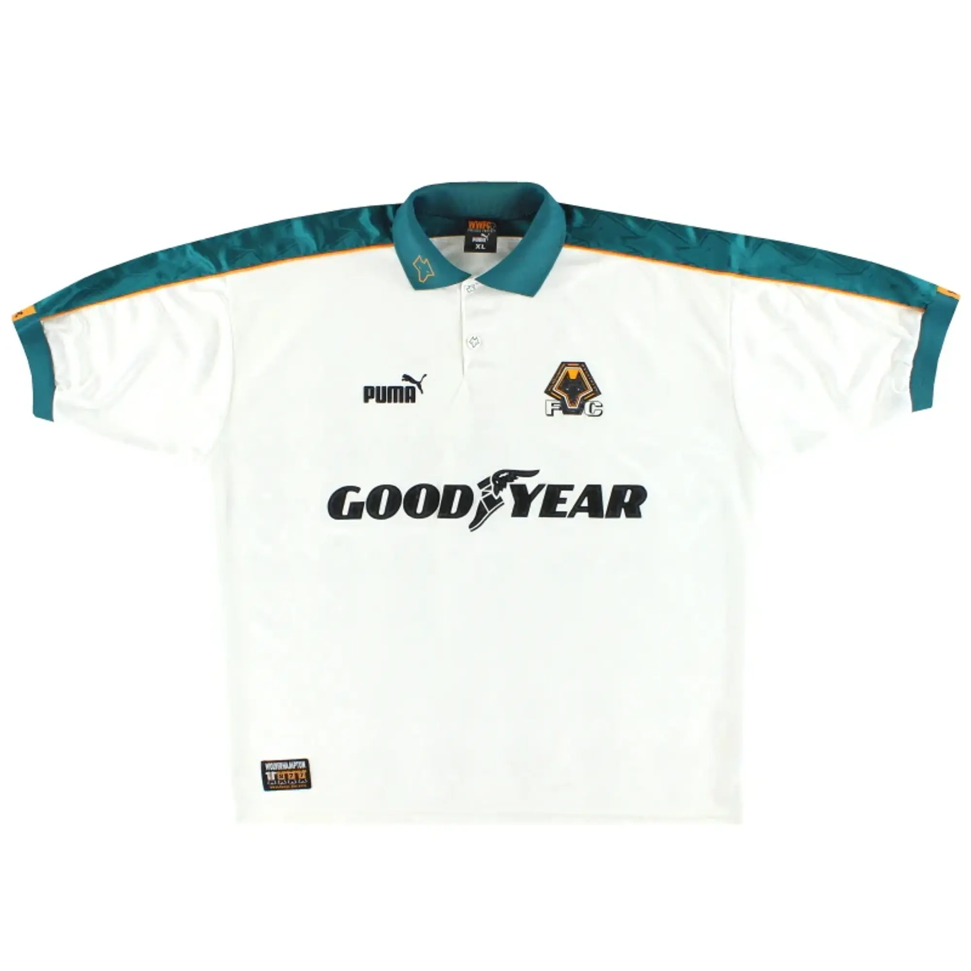 1997-99 Wolves Puma Away Shirt *Mint* XL - Wolves / Excellent 