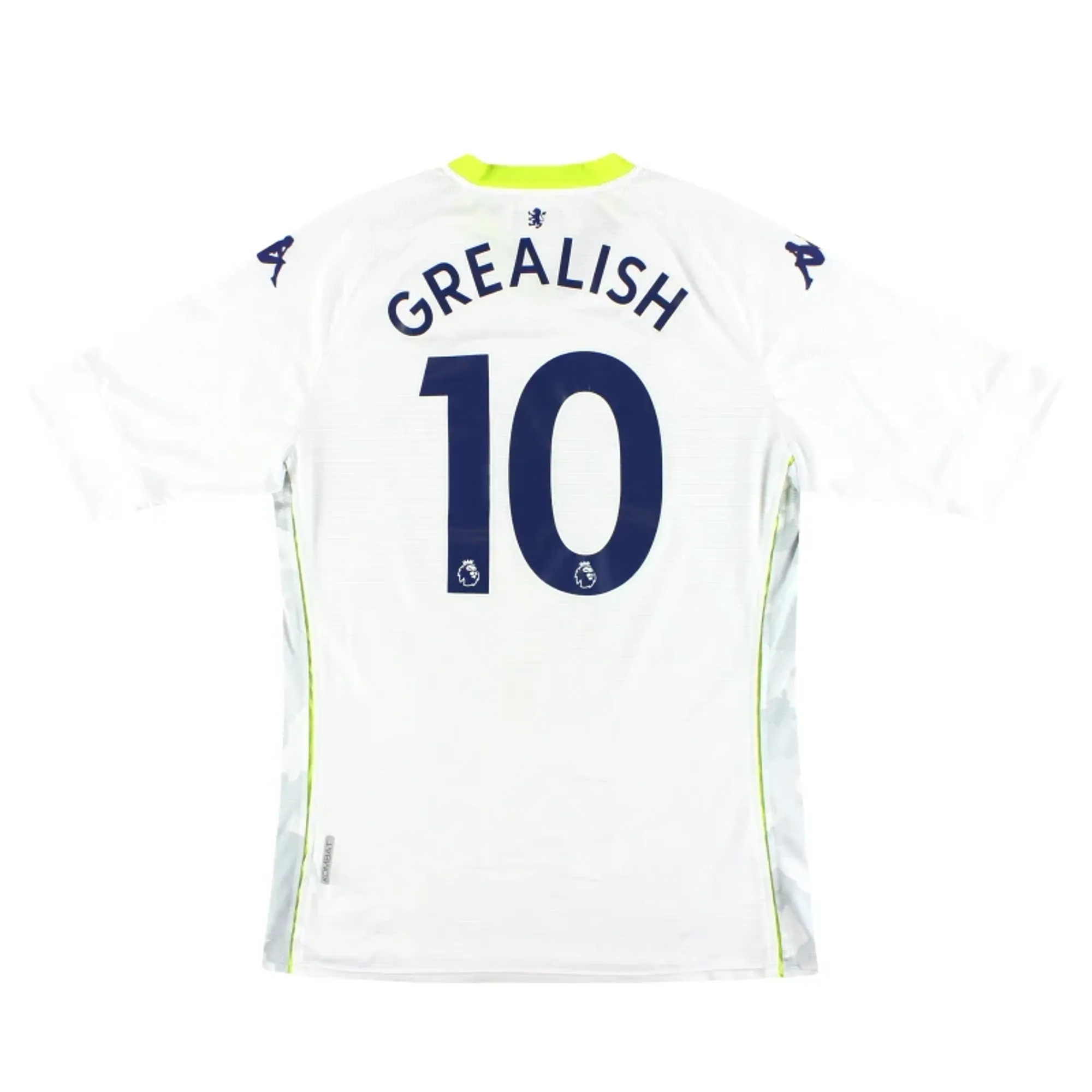 2020-21 Aston Villa Kappa Kombat Third Shirt Grealish #10 XXL - Aston Villa / Excellent 