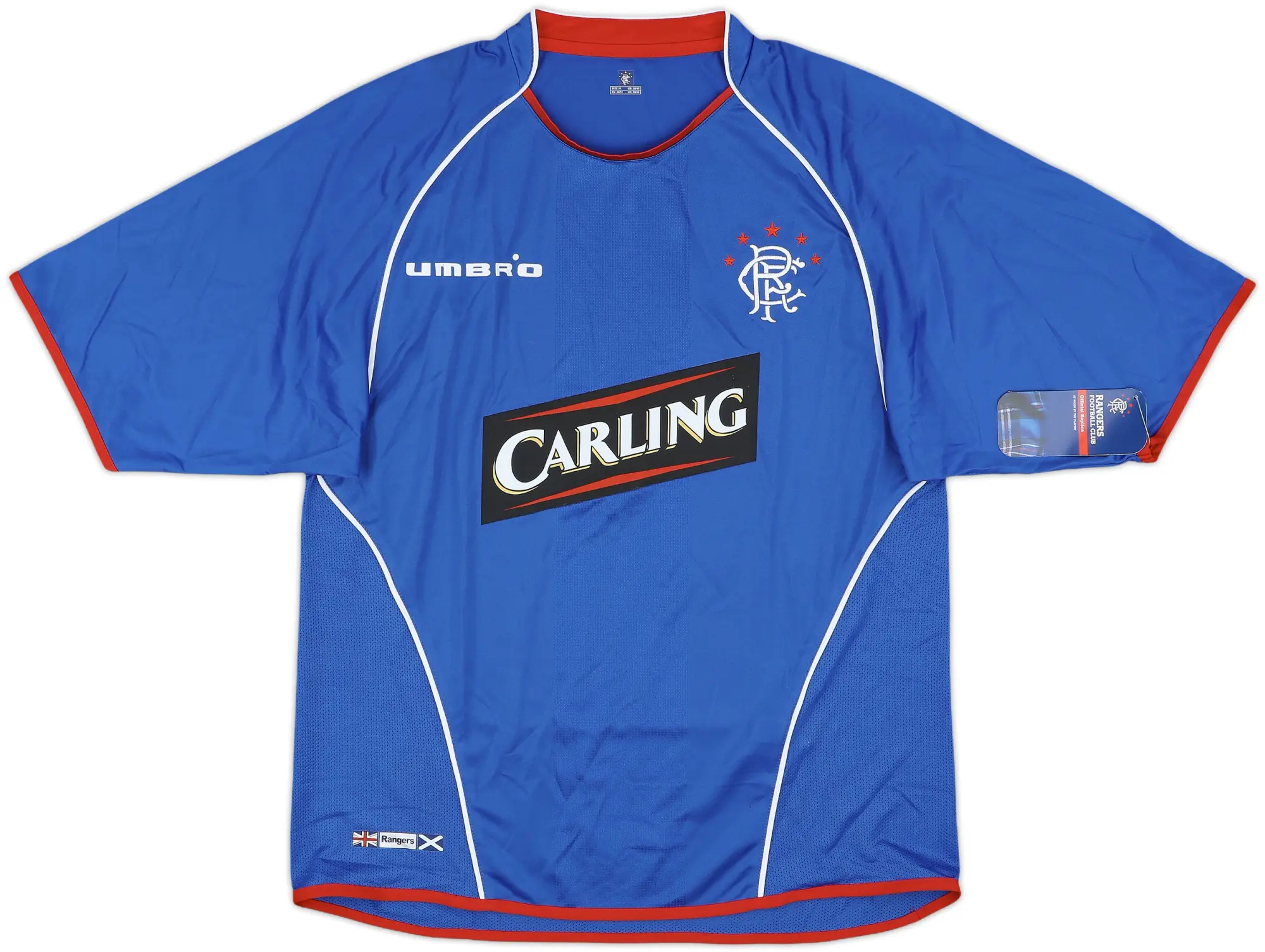 Umbro Rangers Mens SS Home Shirt 2005/06