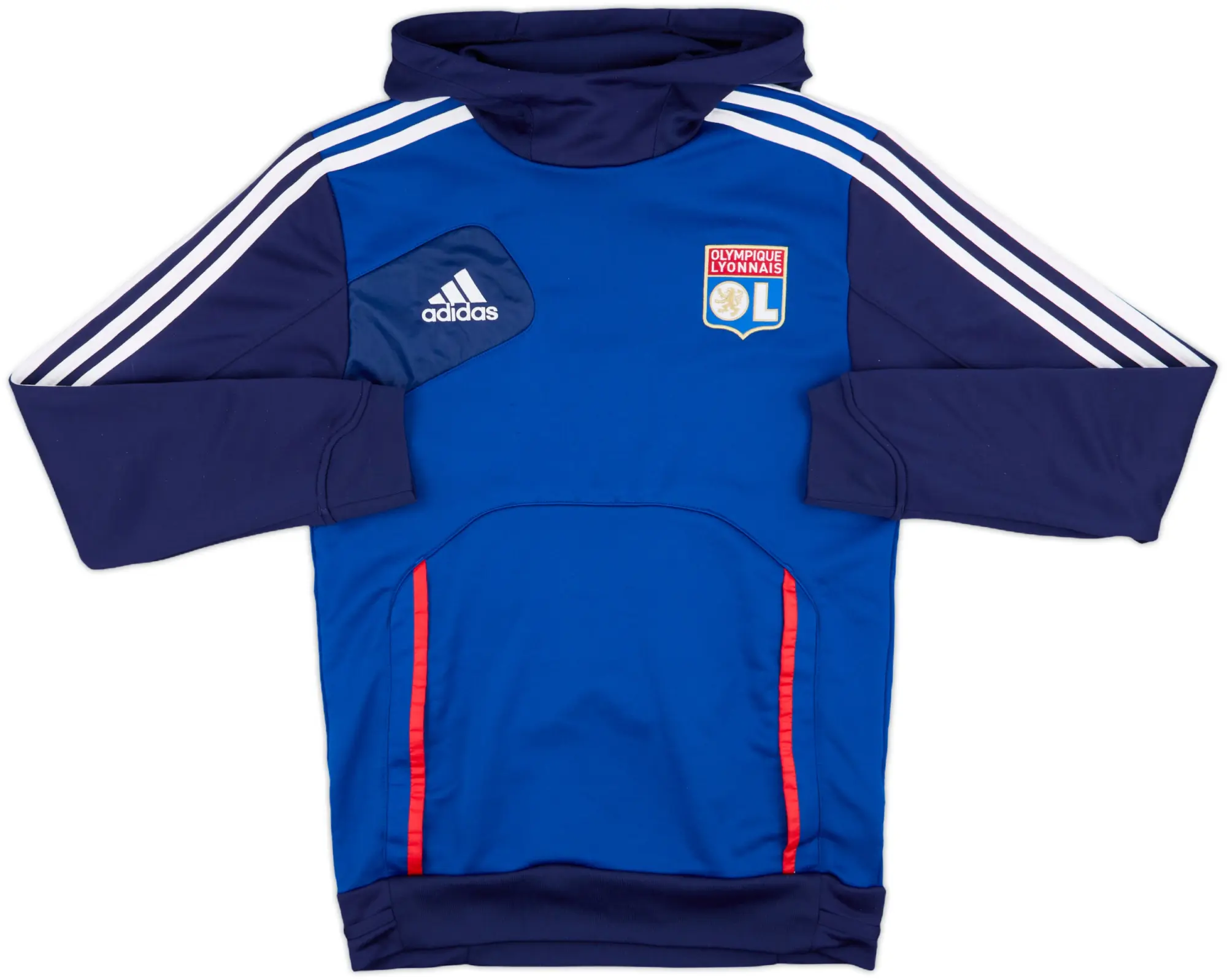 2012-13 Lyon adidas Hooded Top - 8/10 - (XL.Boys)
