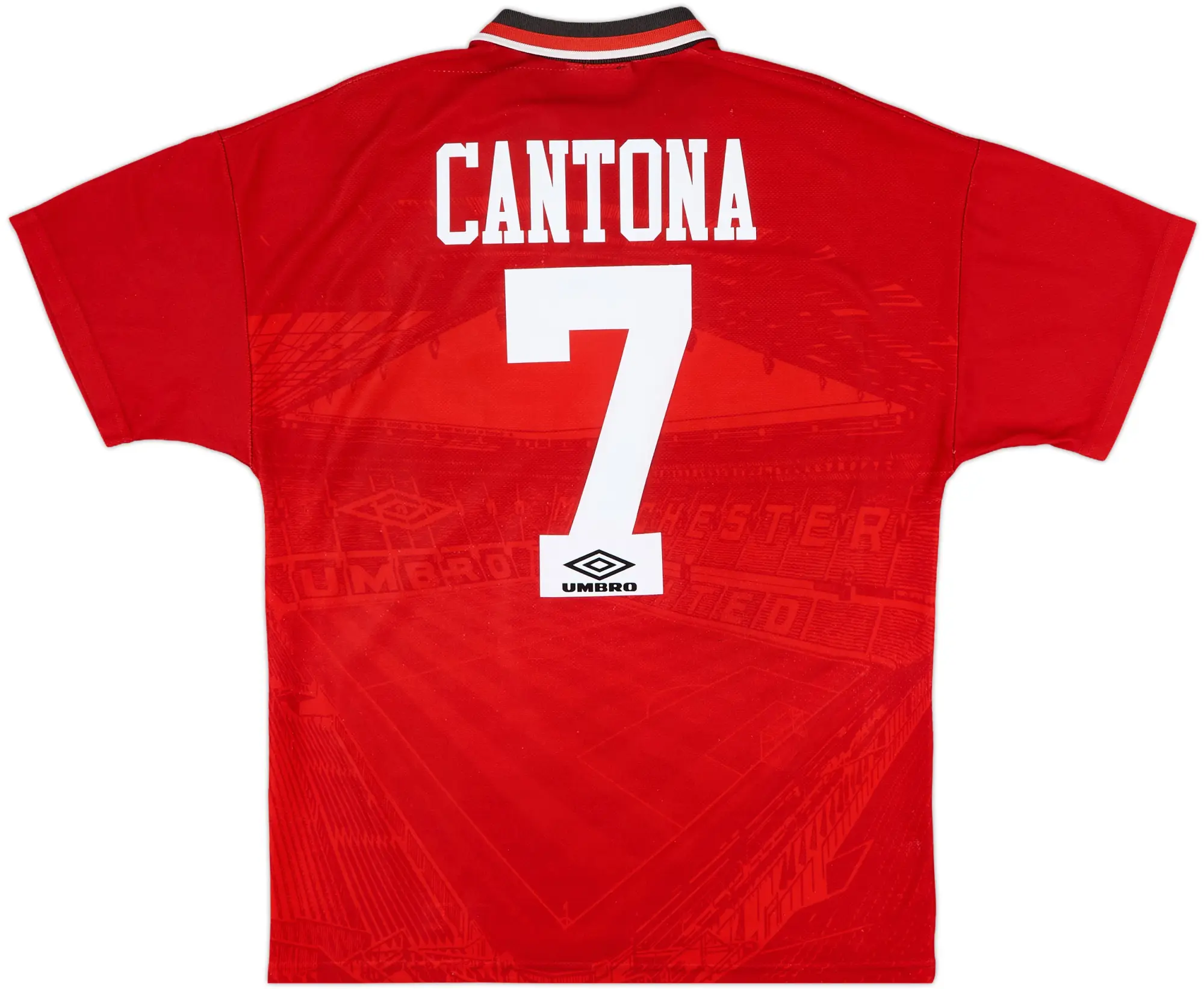 1994-96 Manchester United Home Shirt Cantona #7 - 9/10 - (M)