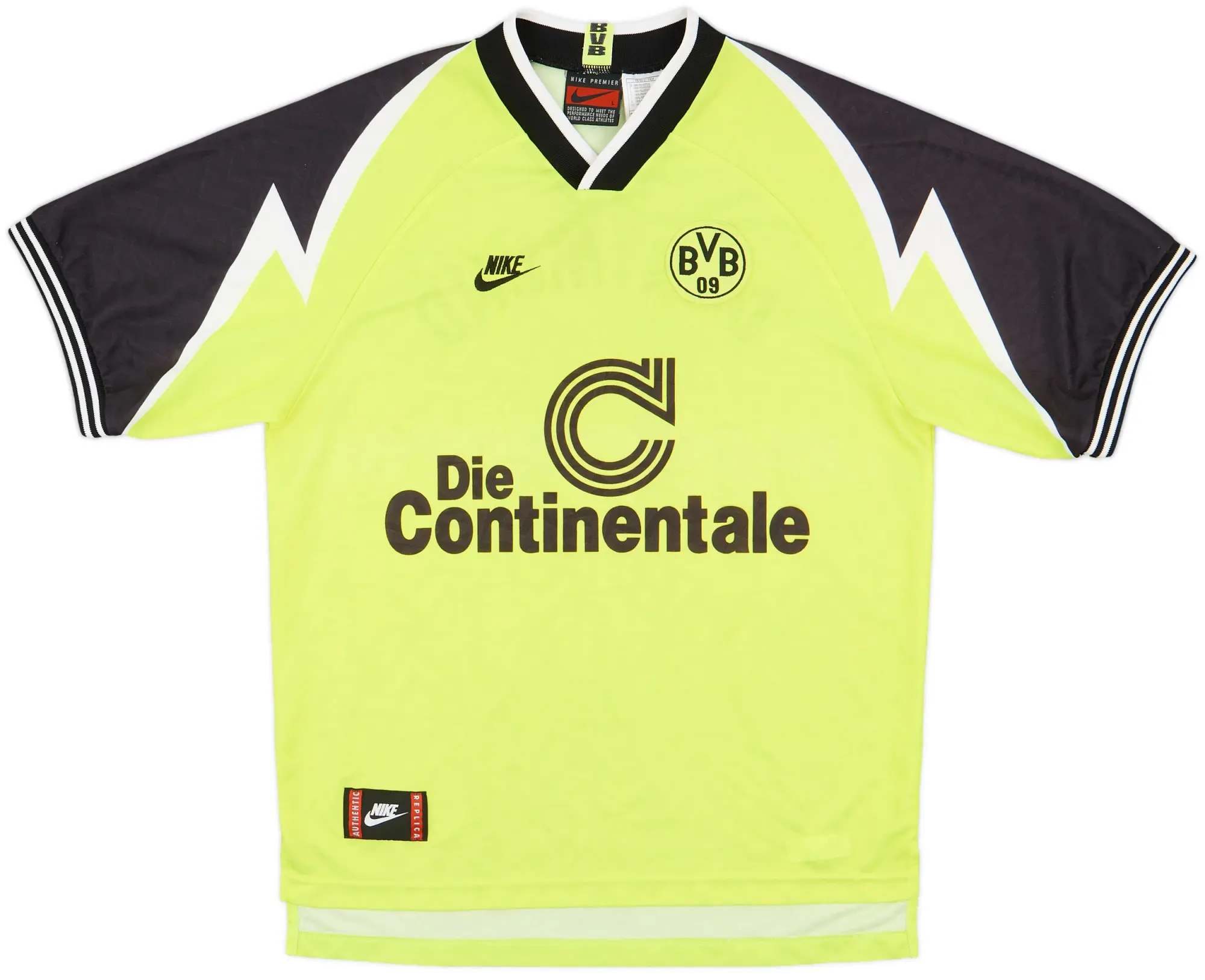 Nike Borussia Dortmund Mens SS Home Shirt 1995/96