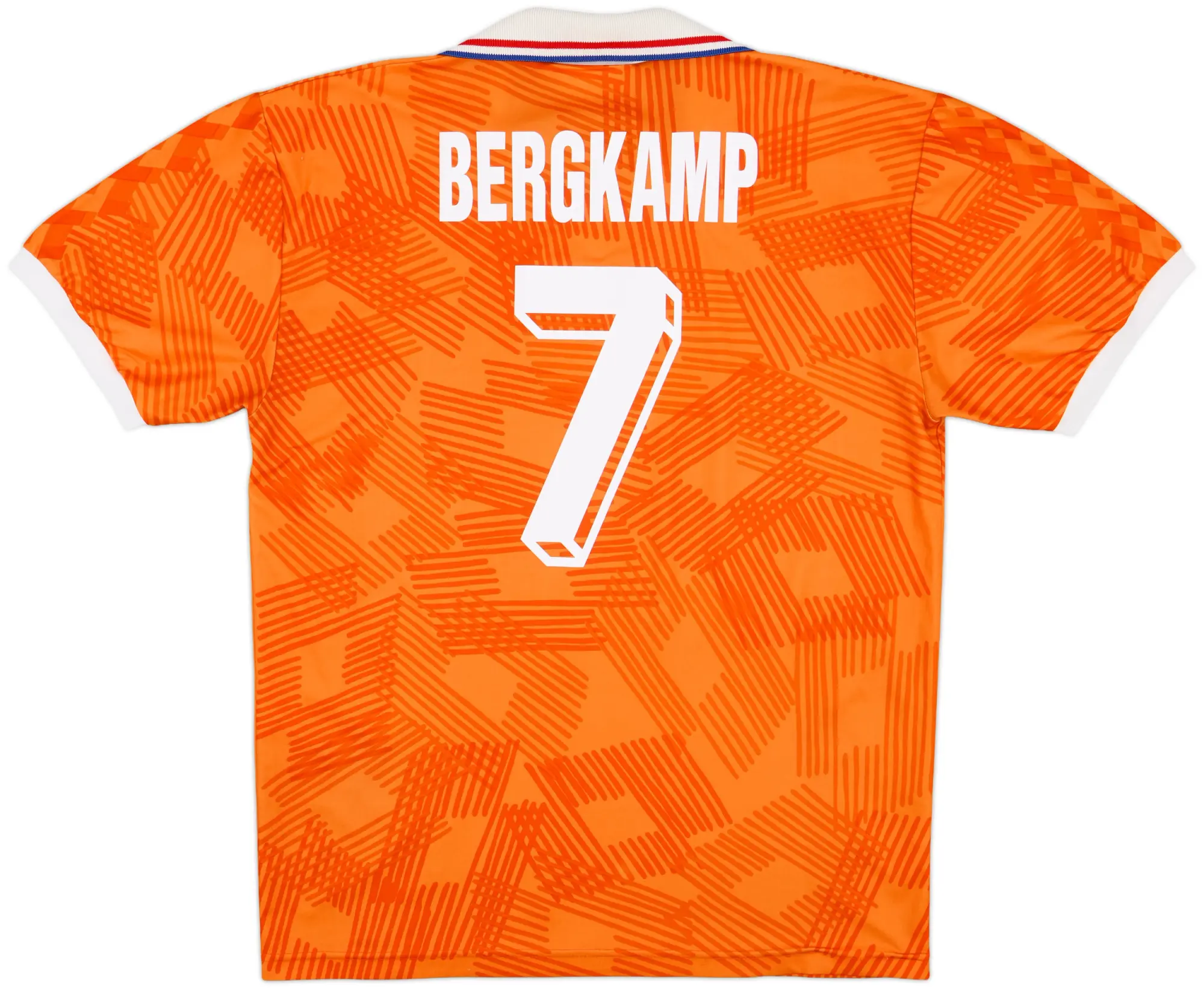 1992-94 Netherlands Home Shirt Bergkamp #7 - 8/10 - (XL)