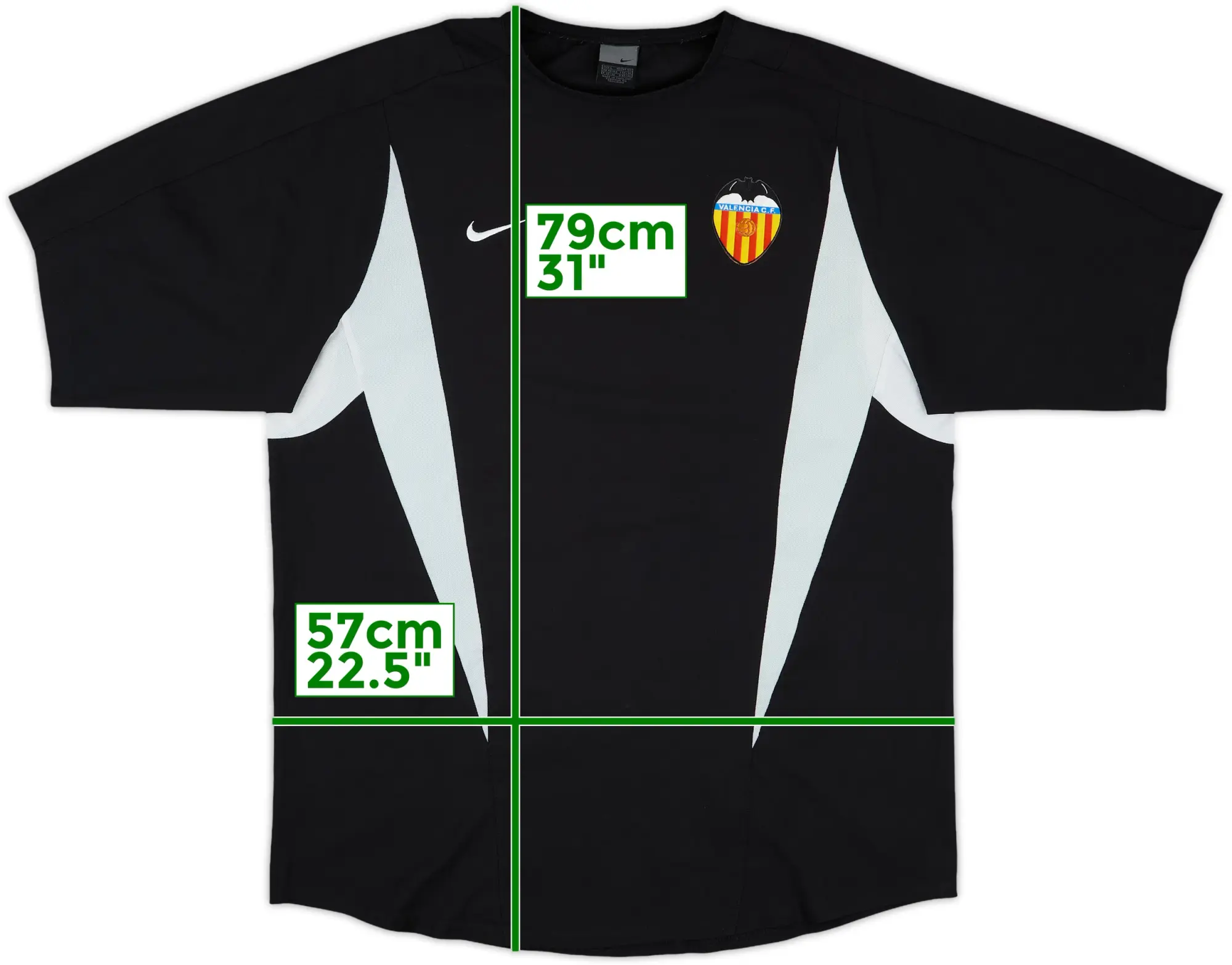 Nike Valencia Mens SS Home Shirt 2002/03
