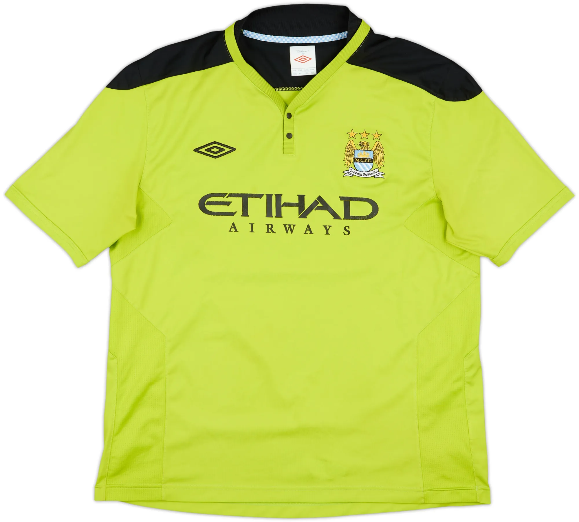 Umbro Manchester City Mens SS Home Shirt 2011/12